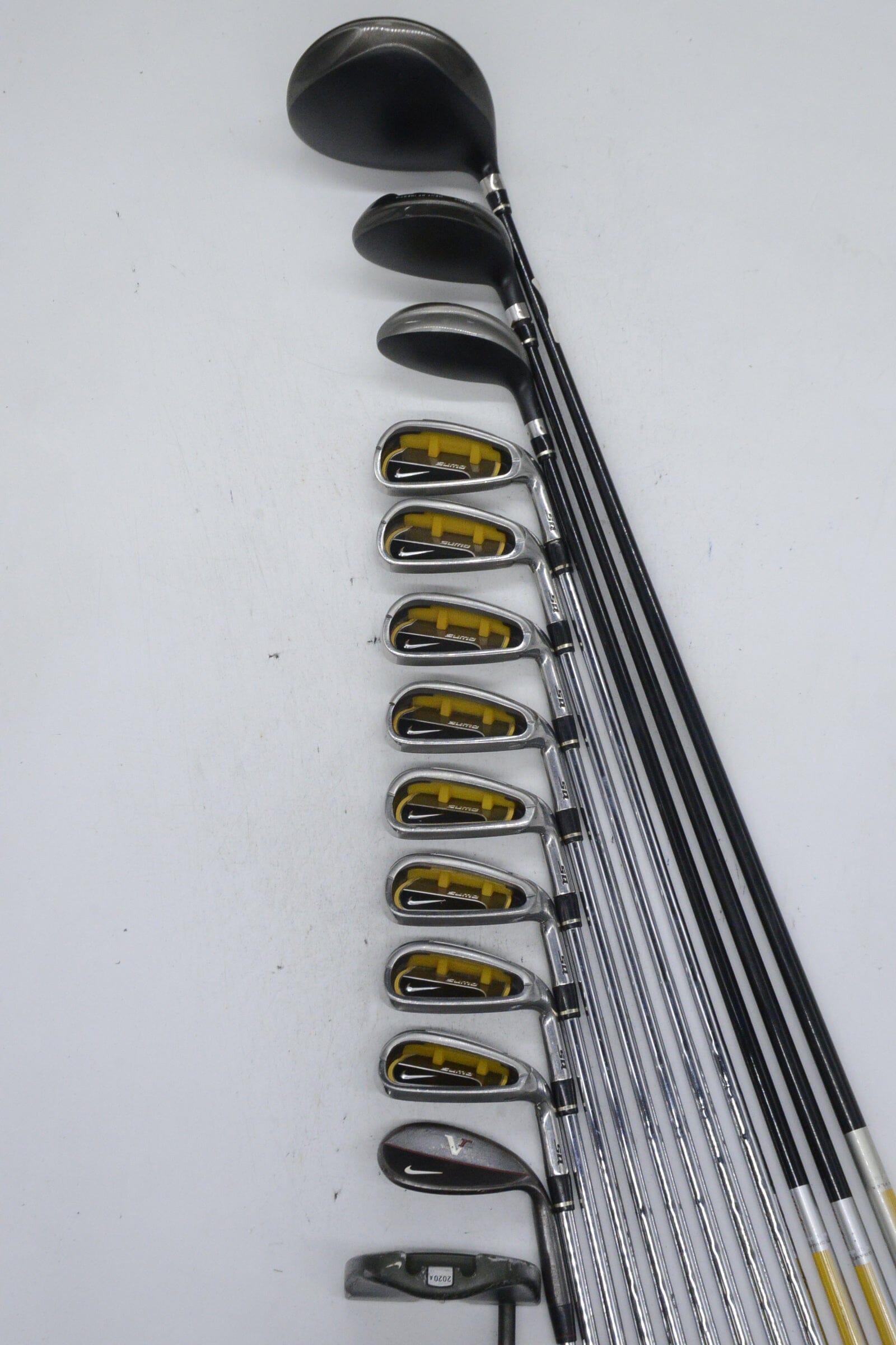 良品 NIKE SQ SUMO XXIO メンズゴルフクラブセット11本 S Nike SQ Sumo Mixed Full Set R Flex Std Length