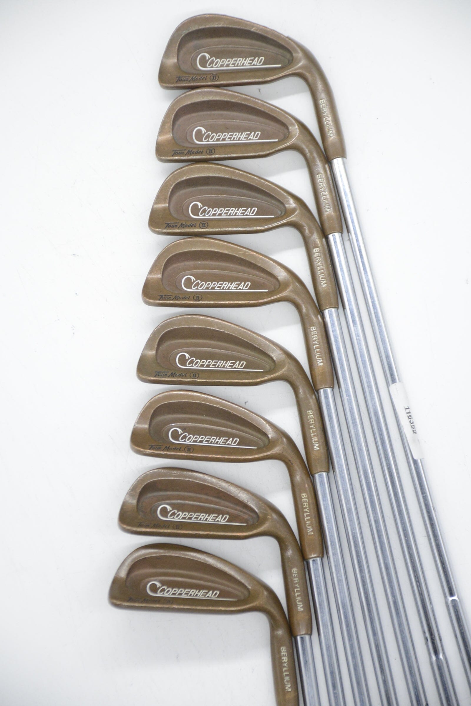 CopperHead Tour Model II 2-9 Iron Set R Flex Std Length Golf Clubs GolfRoots 