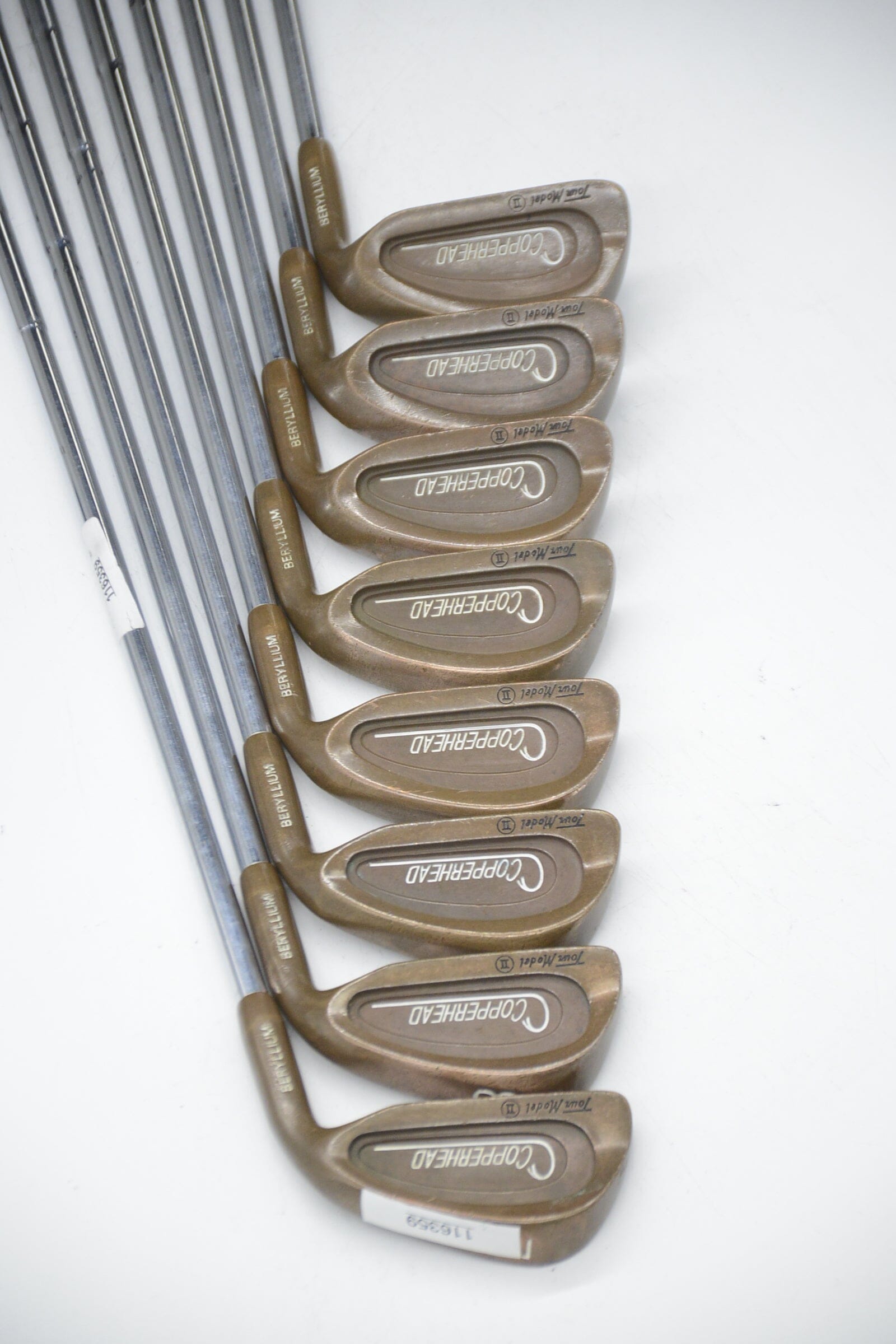 CopperHead Tour Model II 2-9 Iron Set R Flex Std Length Golf Clubs GolfRoots 