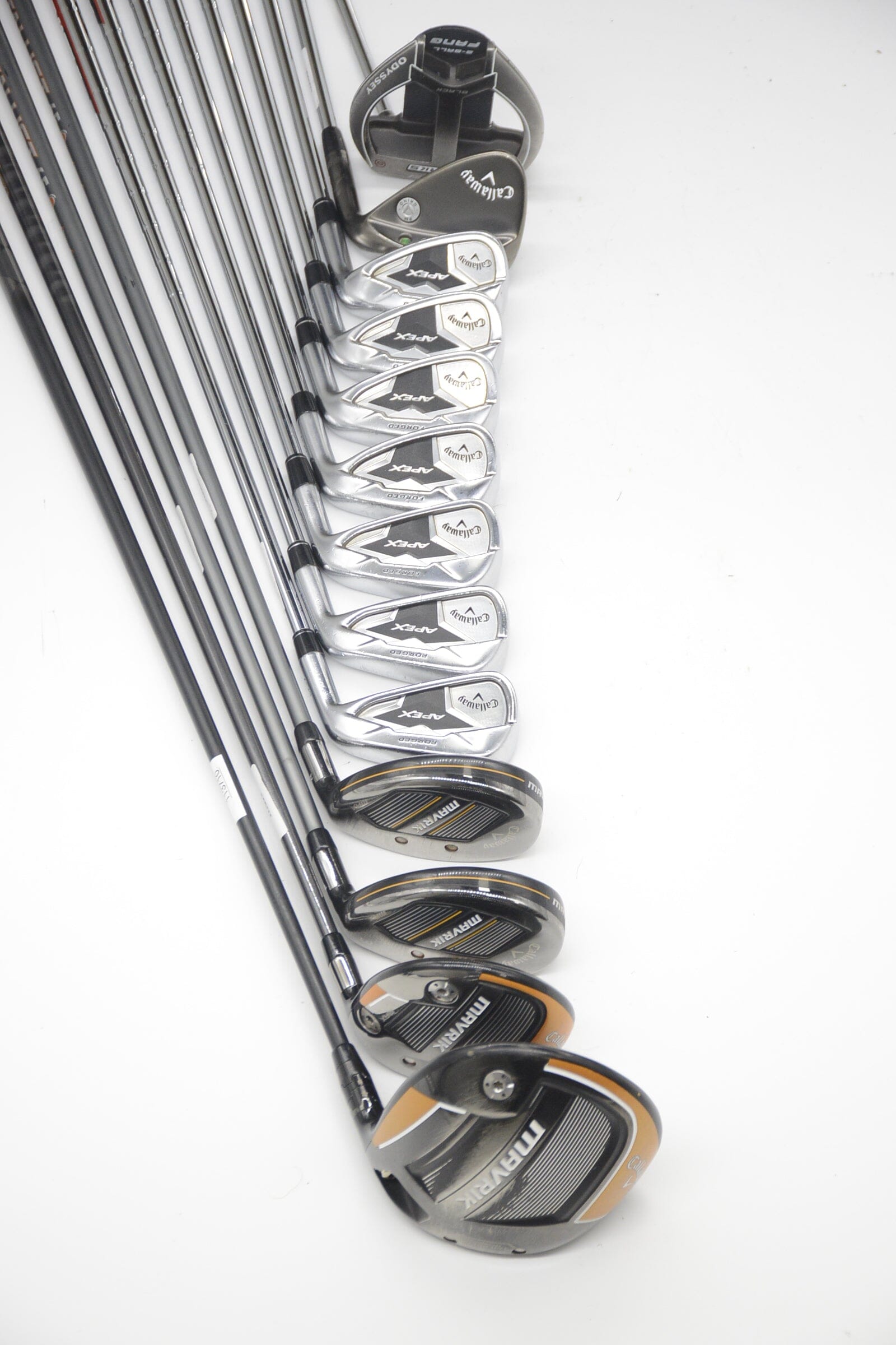 Callaway Apex 19 Mixed Full Set R Flex -0.5" Golf Clubs GolfRoots 