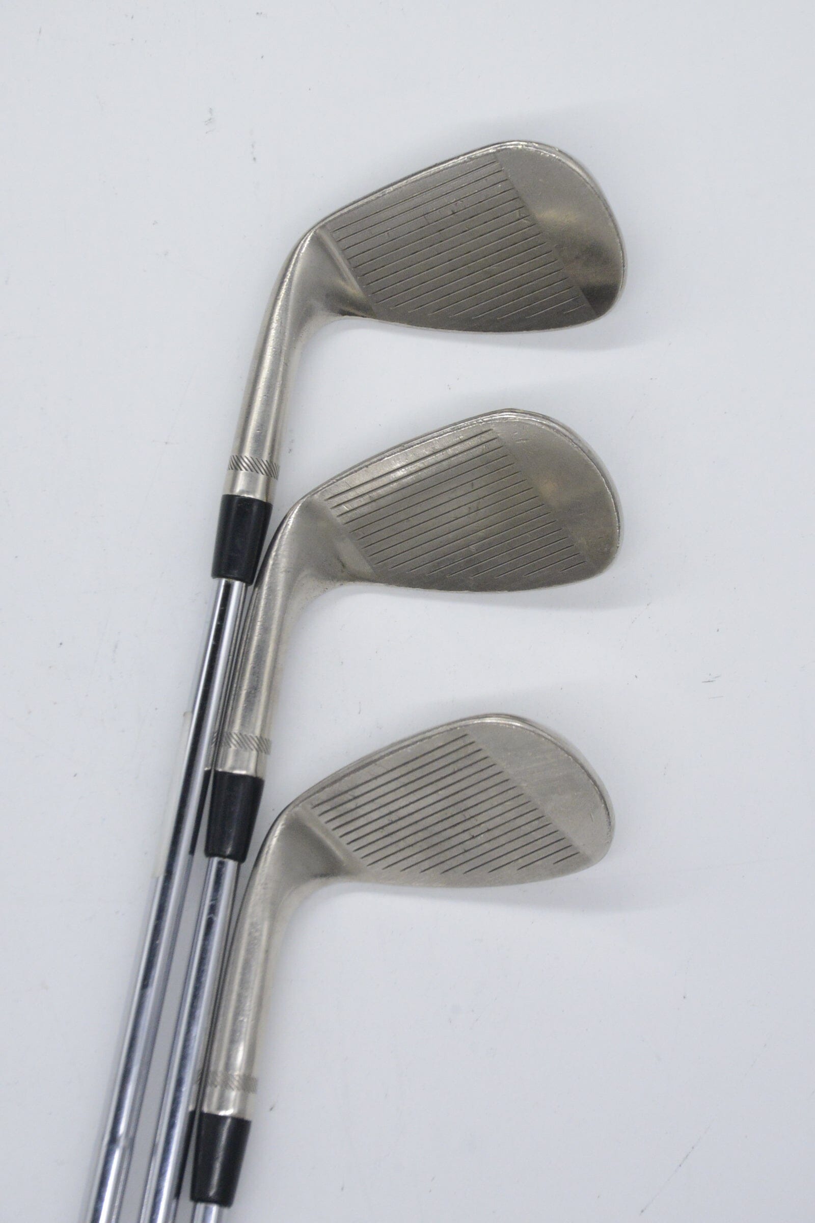 Titleist Vokey SM9 Brushed Steel 52, 56, 60 Degree Wedge Set S Flex Golf Clubs GolfRoots 