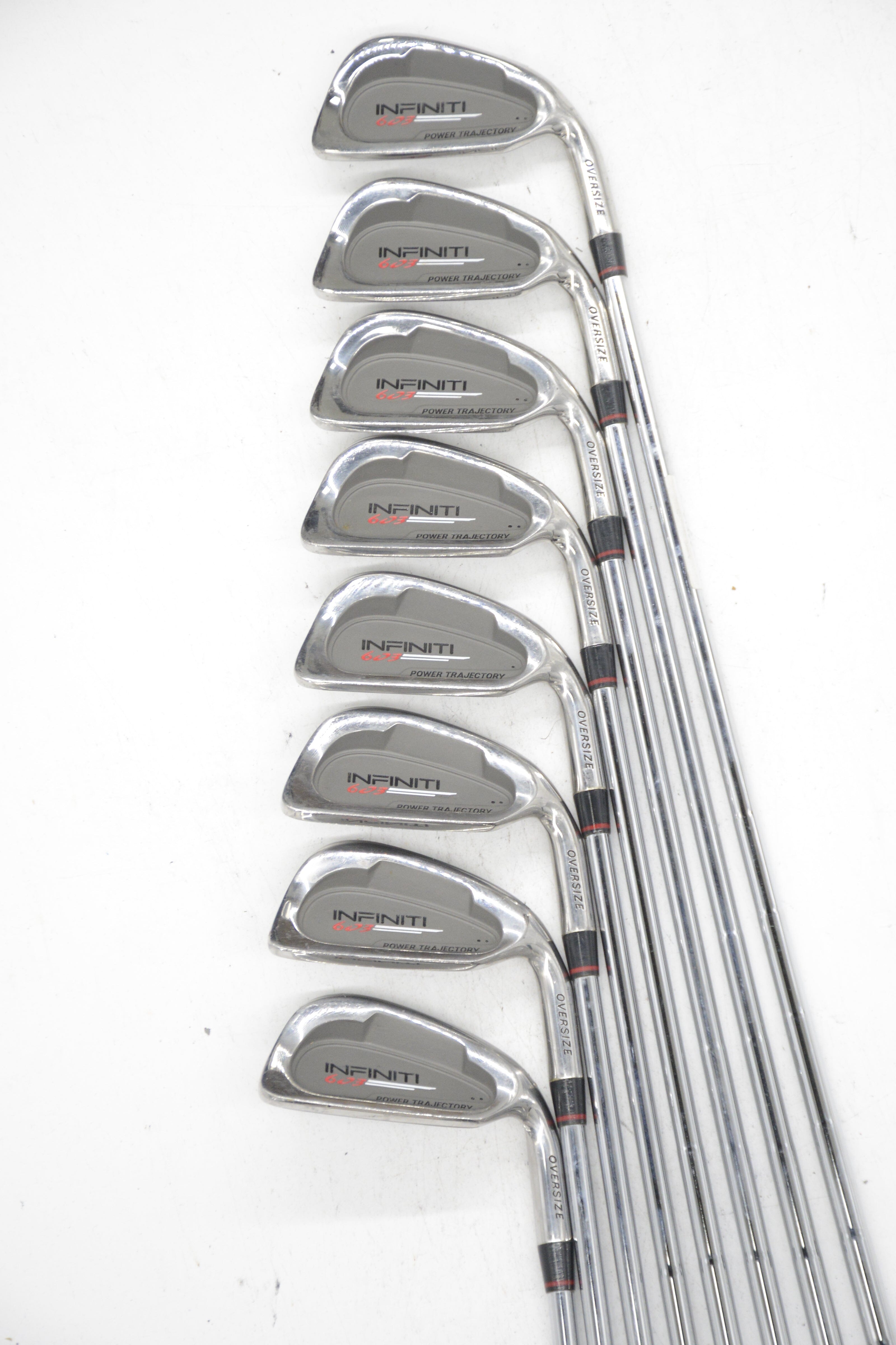 Infiniti 603 OS 3-PW Iron Set R Flex Std Length Golf Clubs GolfRoots 