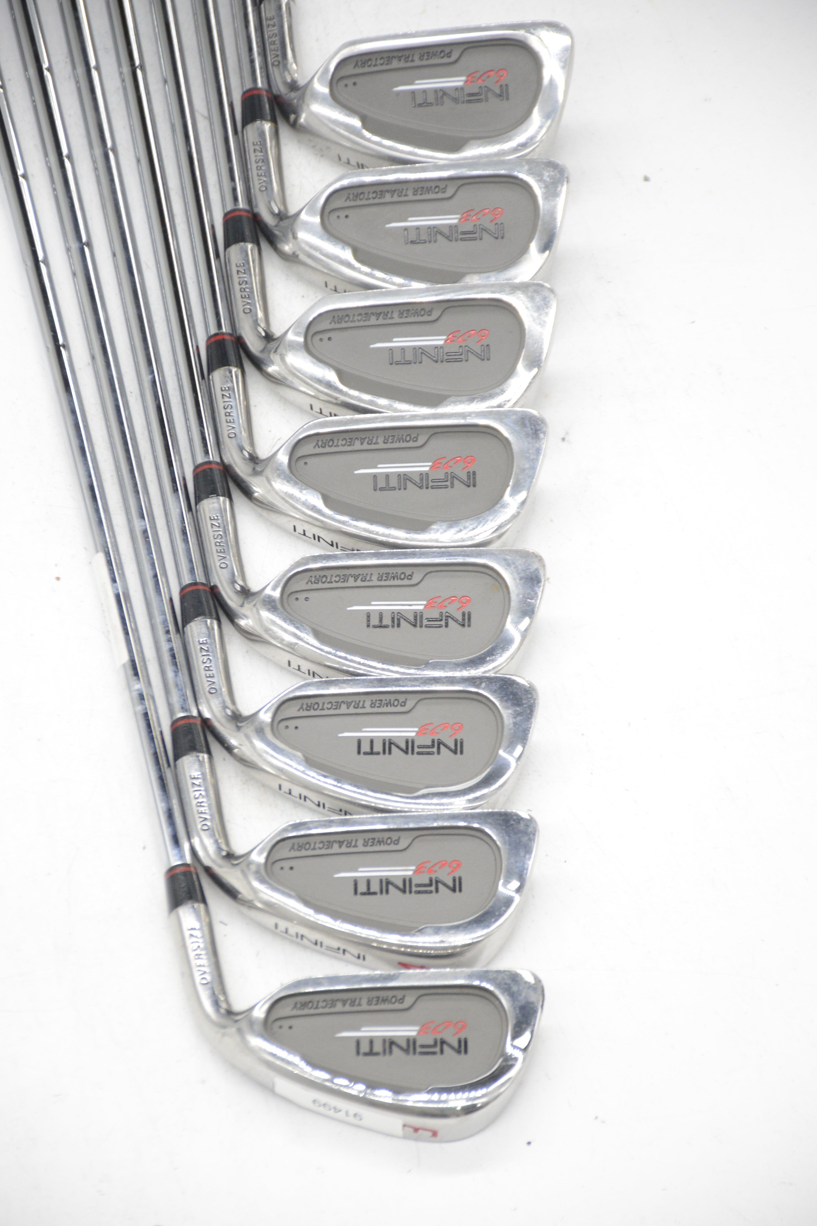 Infiniti 603 OS 3-PW Iron Set R Flex Std Length Golf Clubs GolfRoots 