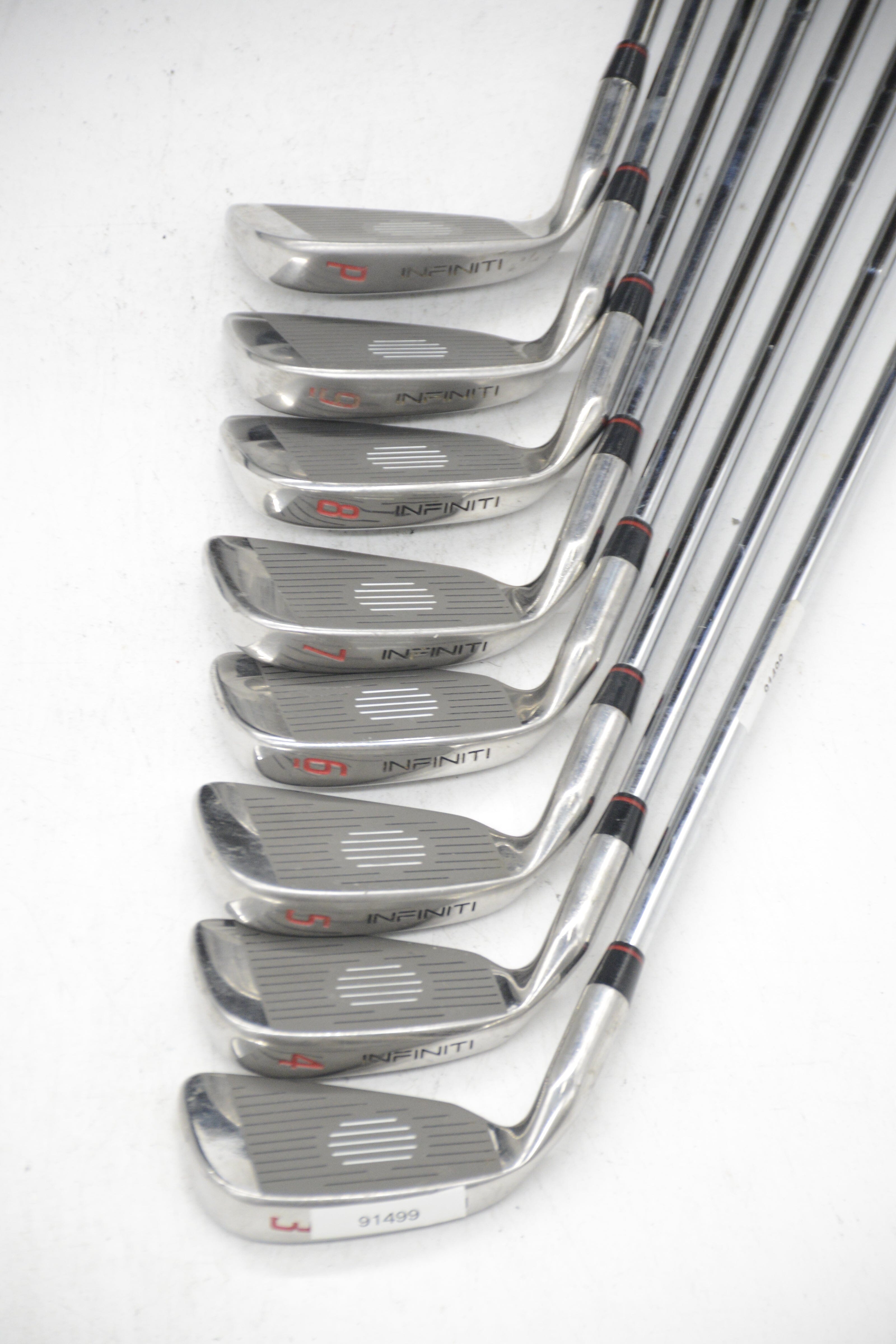 Infiniti 603 OS 3-PW Iron Set R Flex Std Length Golf Clubs GolfRoots 