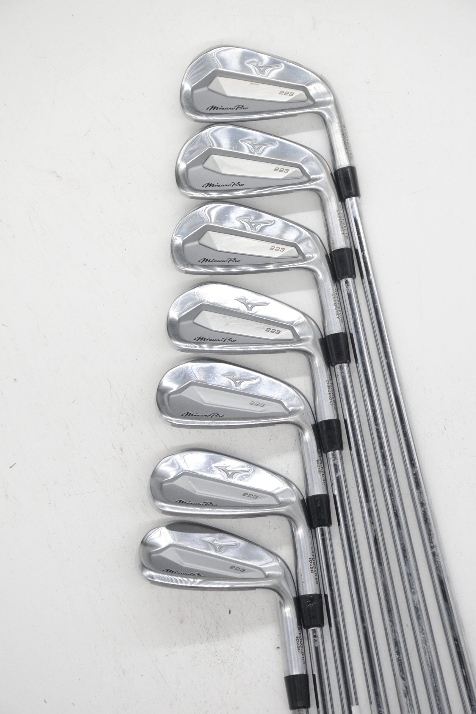 Mizuno Pro 223 4-PW Iron Set S Flex +0.25" Golf Clubs GolfRoots 