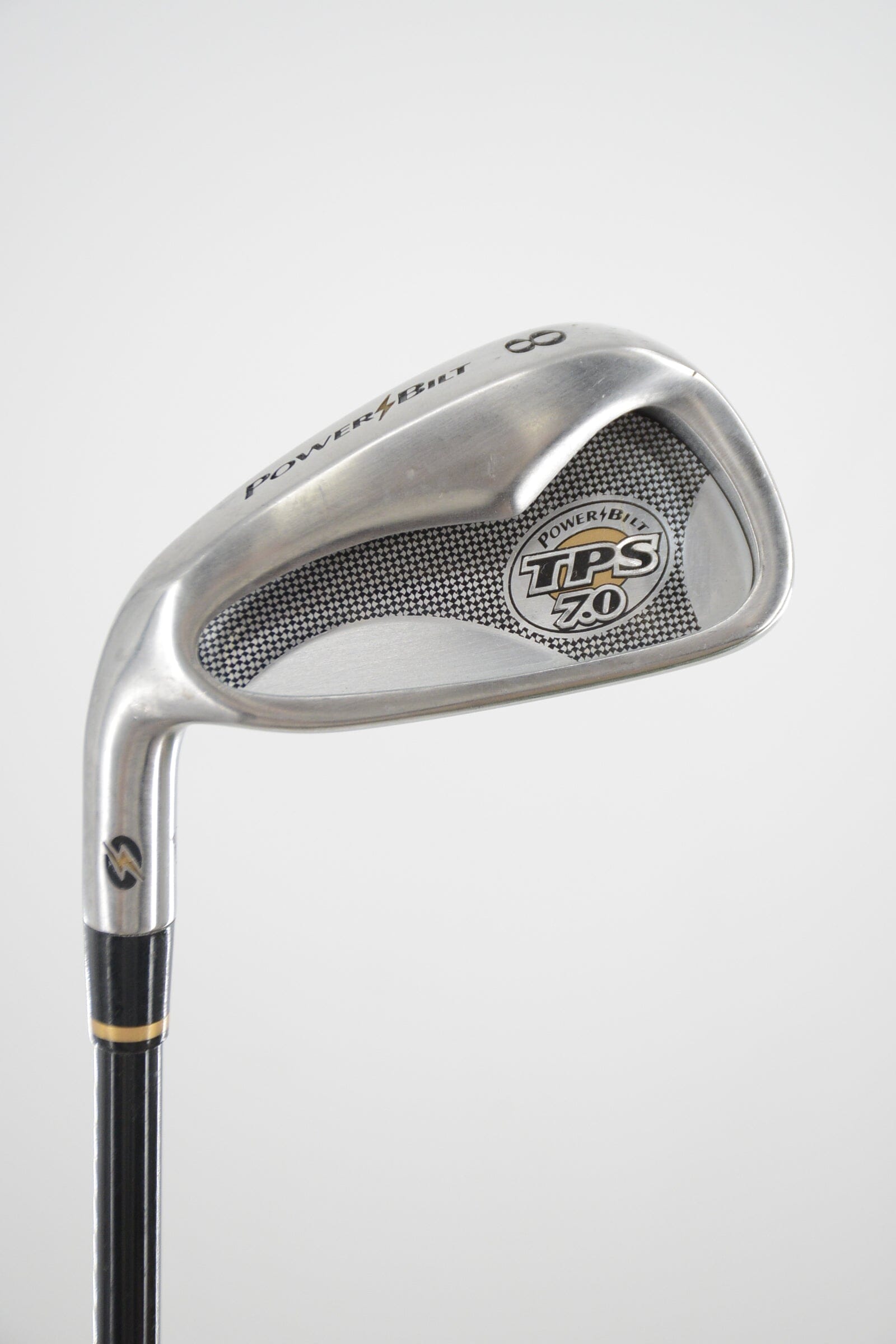 Lefty PowerBilt TPS 7.0 8 Iron S Flex 36.25" Golf Clubs GolfRoots 