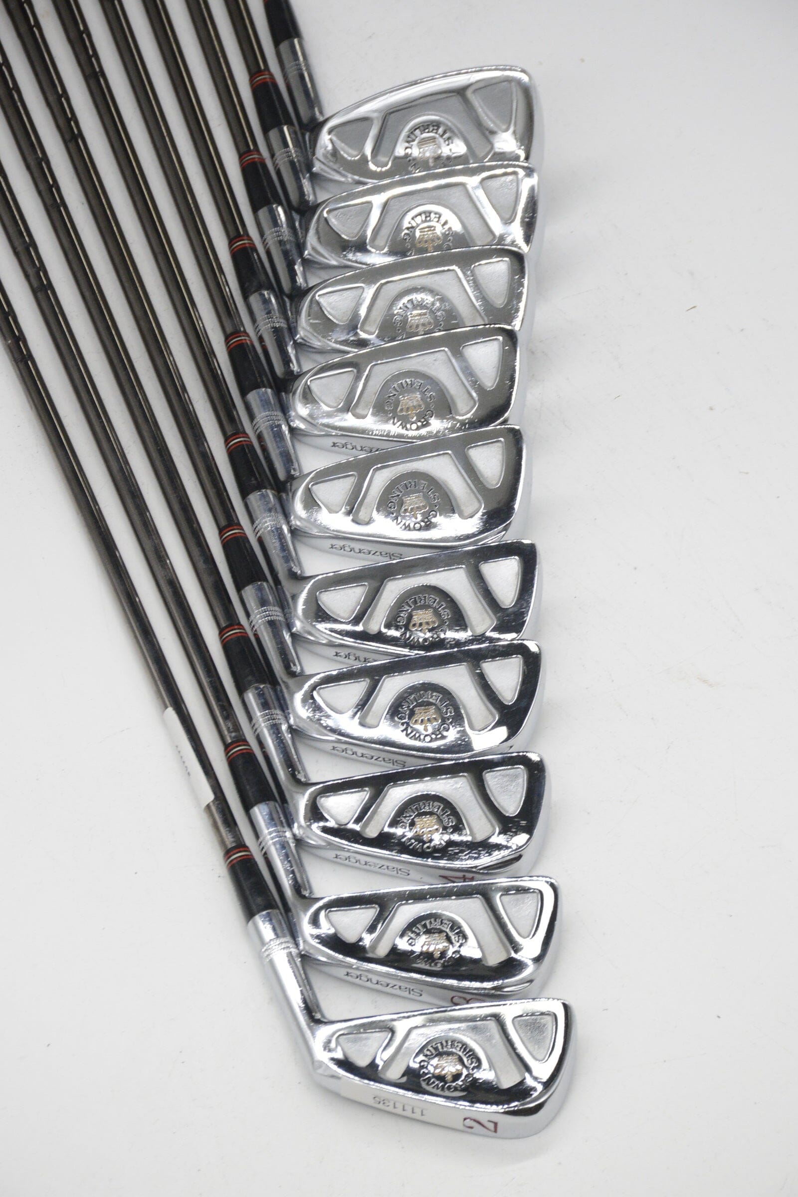 Slazenger Crown Sterling 2-PW, SW Iron Set S Flex Std Length Golf Clubs GolfRoots 