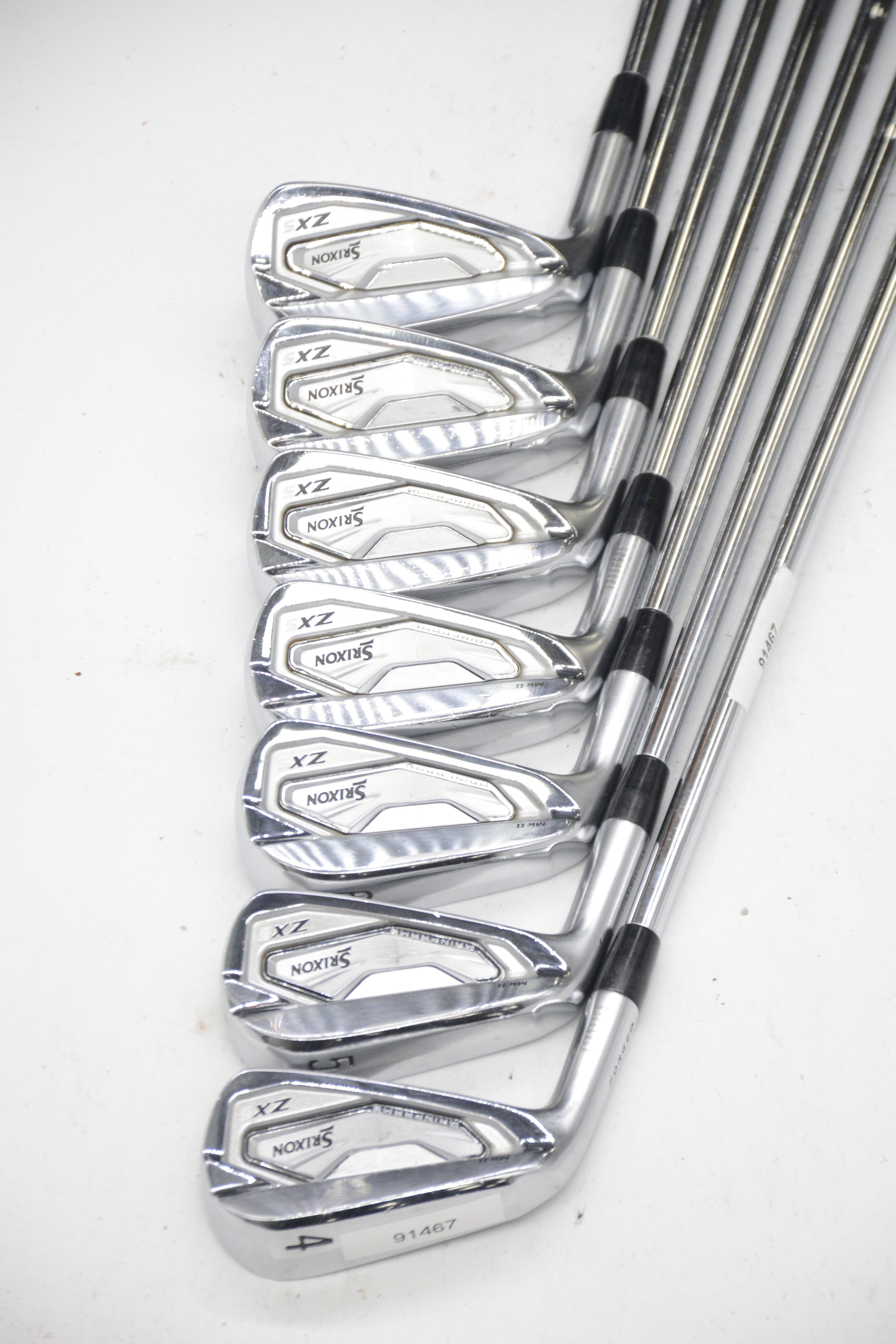 Lefty Srixon Zx5 Mk II 4-PW Iron Set S Flex +0.25" Golf Clubs GolfRoots 