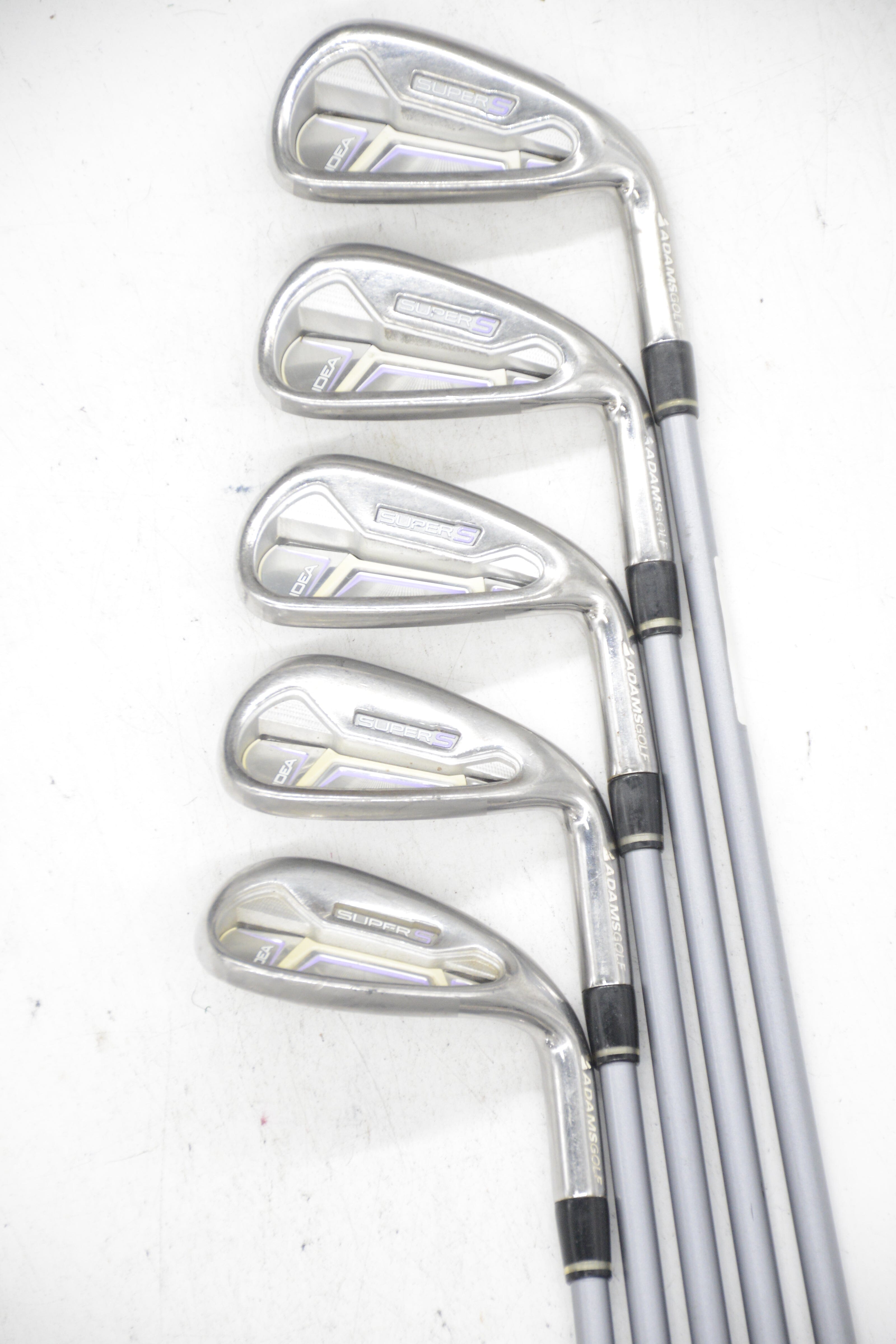 Women's Adams Idea Super S 6-8, PW, SW Iron Set W Flex -0.5" Golf Clubs GolfRoots 