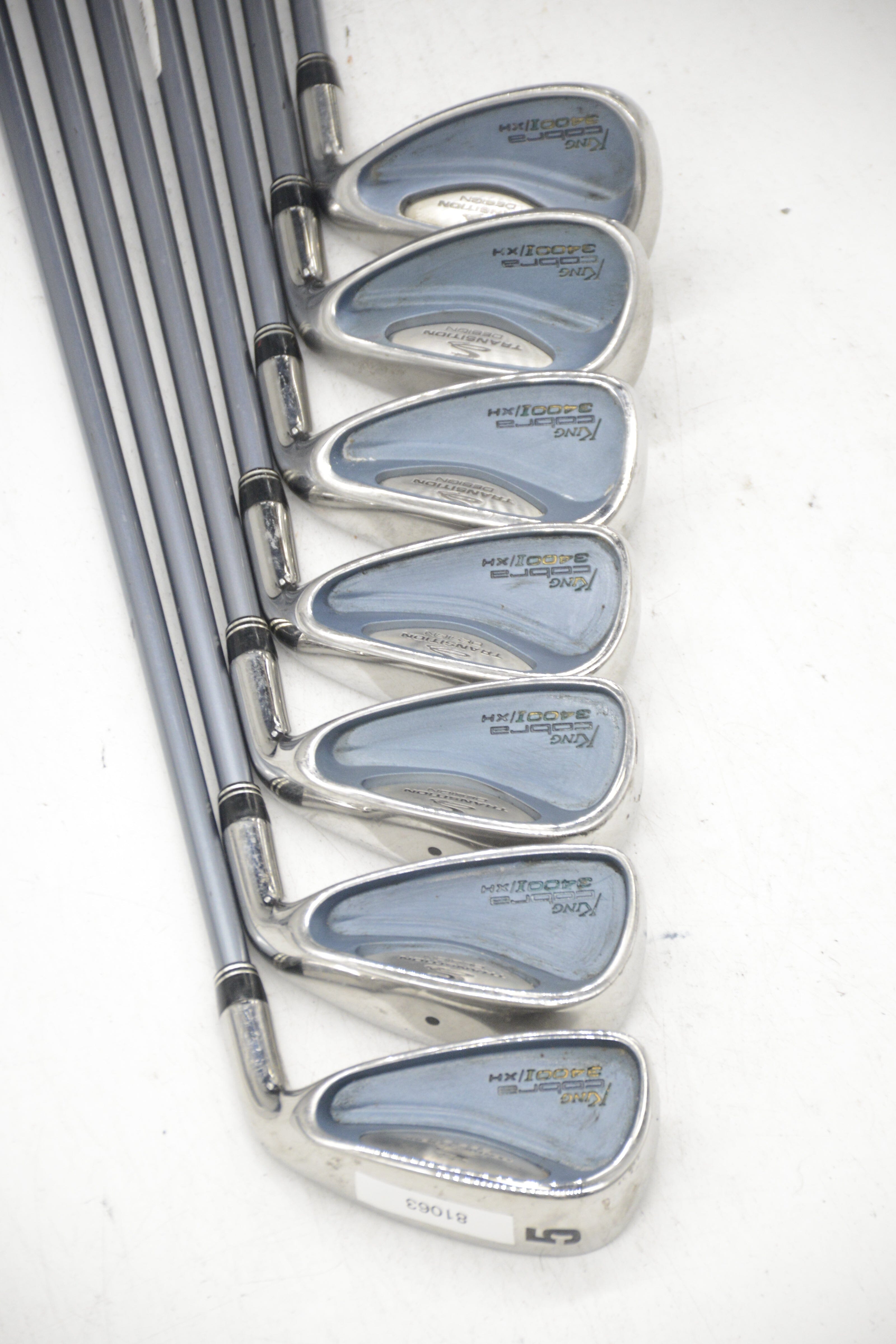 Women's Cobra 3400 I/Xh 5-9, SW, LW Iron Set W Flex -0.5" Golf Clubs GolfRoots 