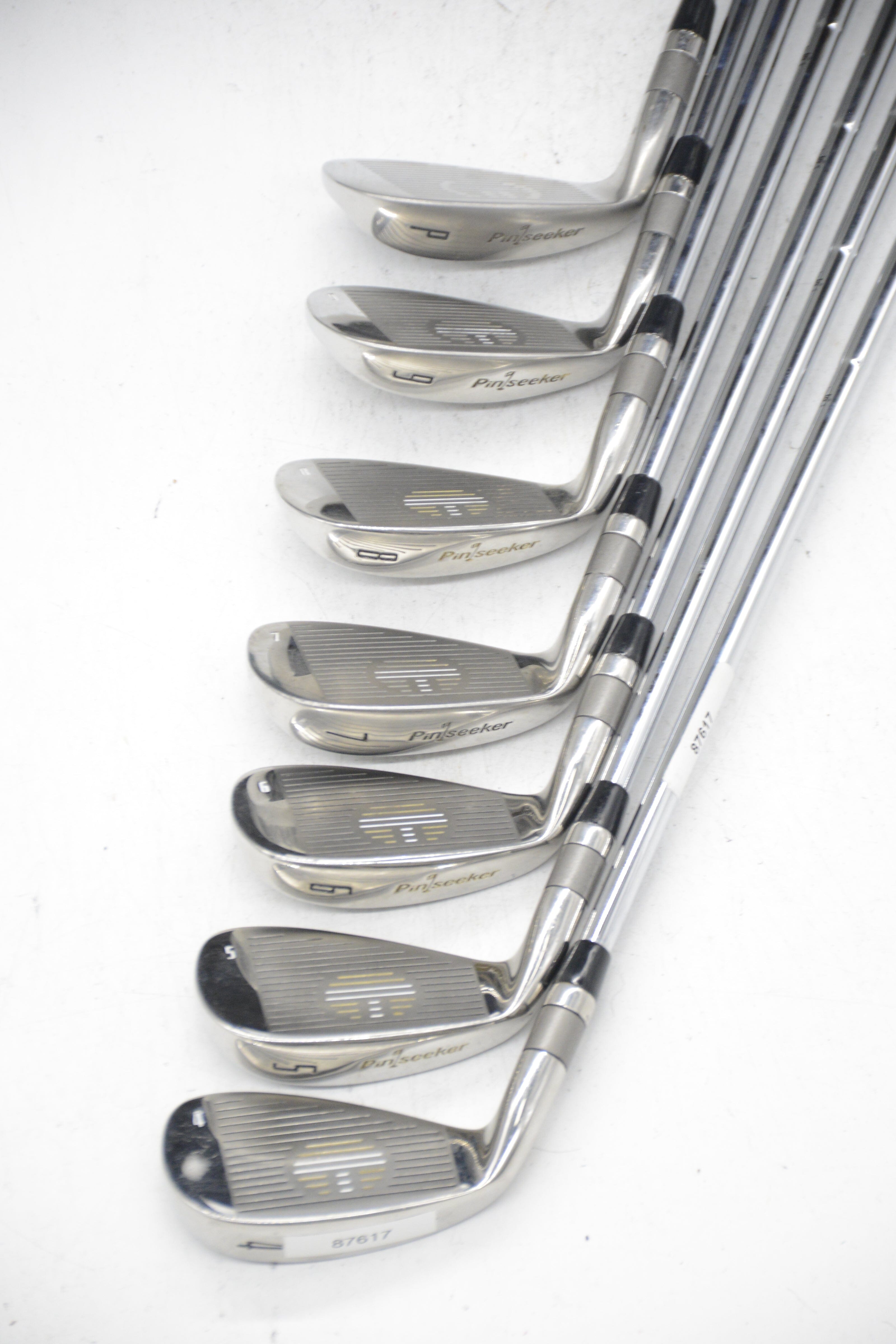 Pinseeker Center Fire II 4-PW Iron Set Uniflex Std Length Golf Clubs GolfRoots 