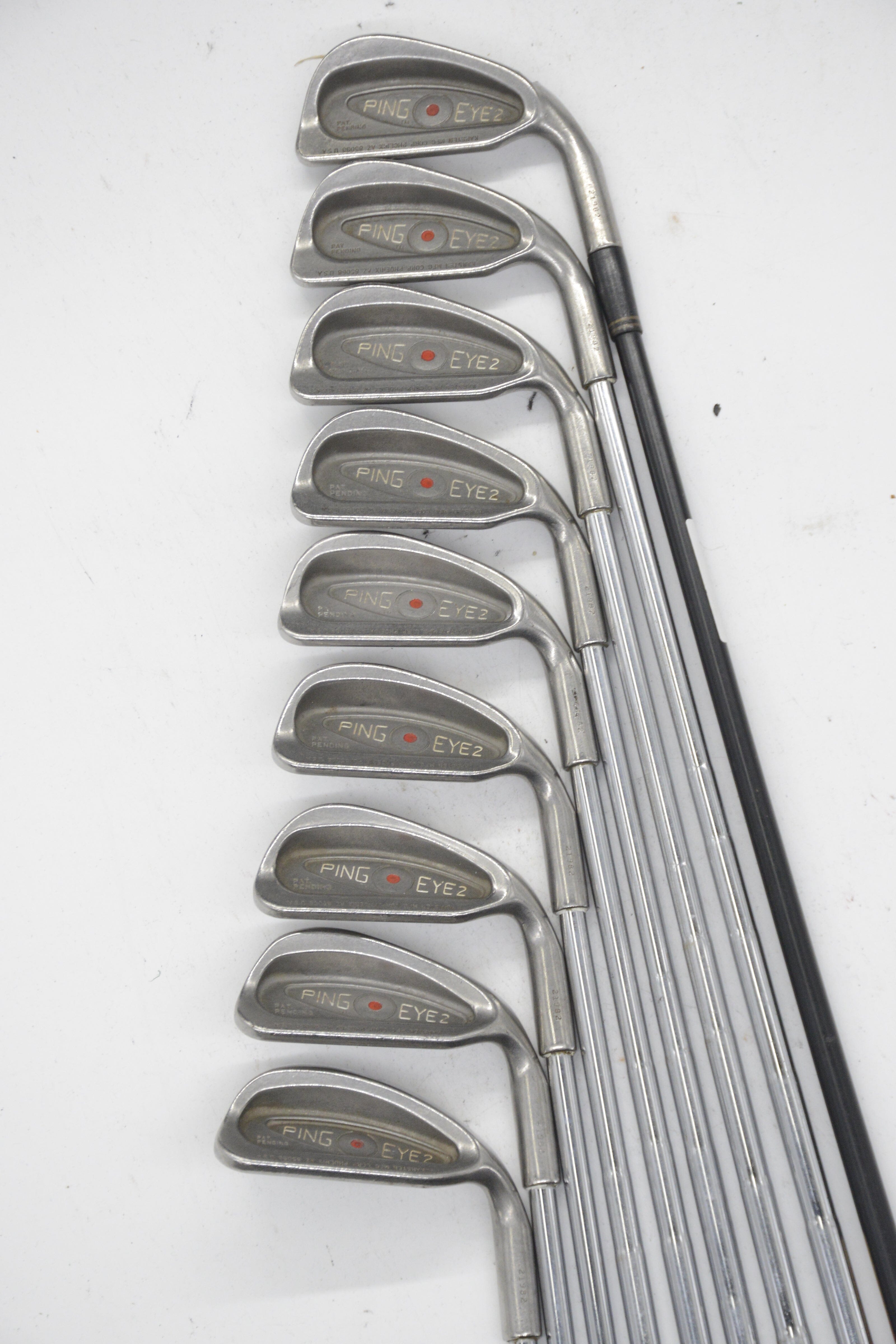 Ping Eye 2 2-PW Iron Set S Flex -0.25" Golf Clubs GolfRoots 