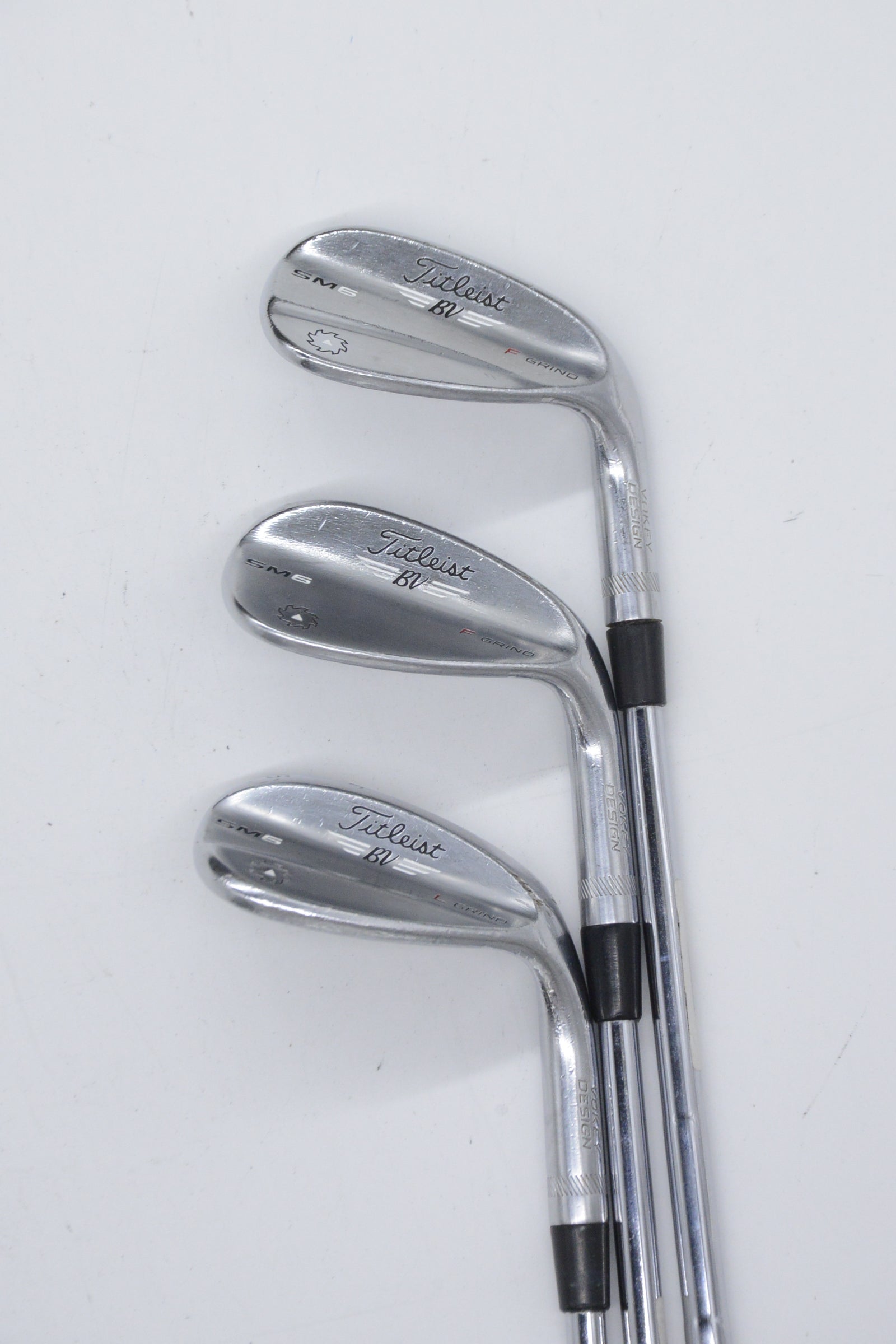 Titleist Vokey SM6 Tour Chrome 50, 54, 58 Degree Wedge Set Wedge Flex