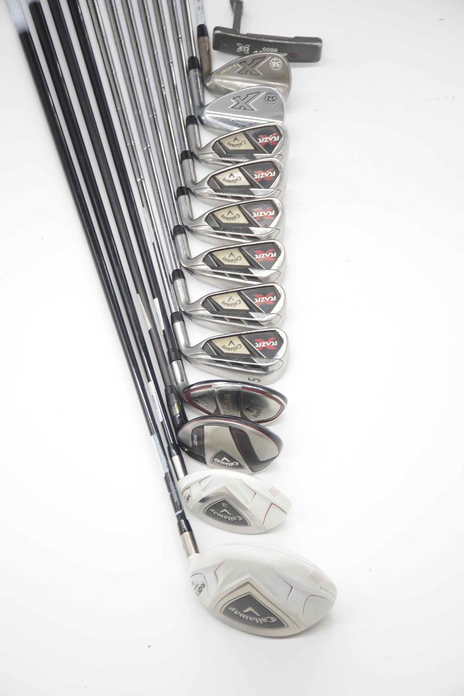 Callaway RAZR X Mixed Full Set S Flex +0.25" Golf Clubs GolfRoots 