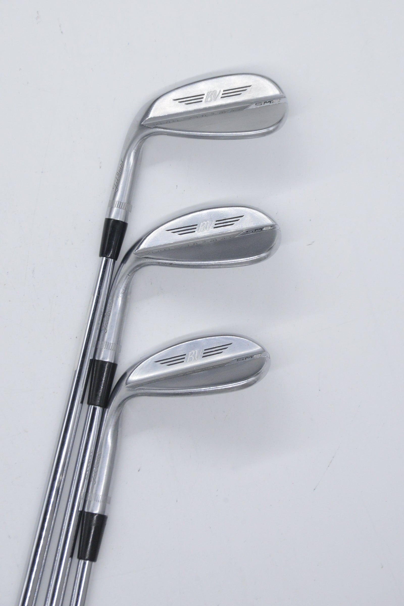 Lefty Titleist Vokey SM8 Tour Chrome 48, 54, 60 Degree Wedge Set X Flex