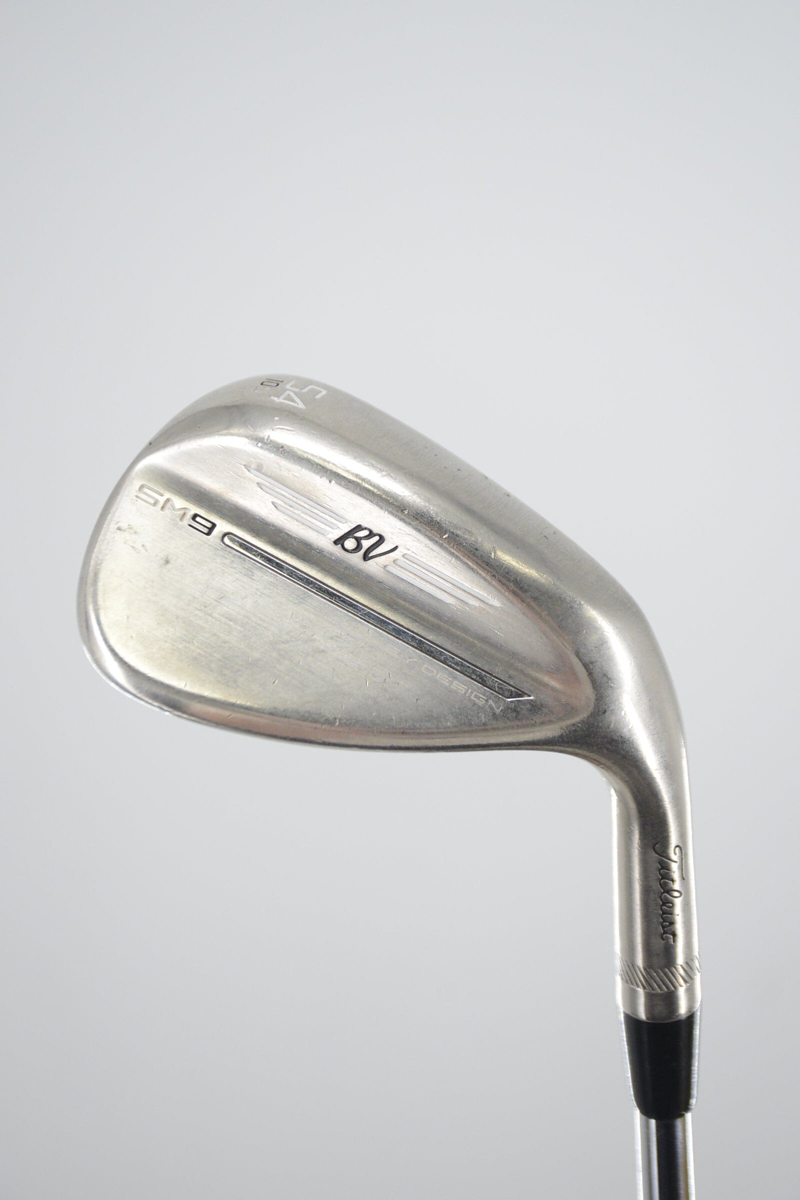 Titleist Vokey SM9 Brushed Steel 54 Degree Wedge Wedge Flex 35" Golf Clubs GolfRoots 