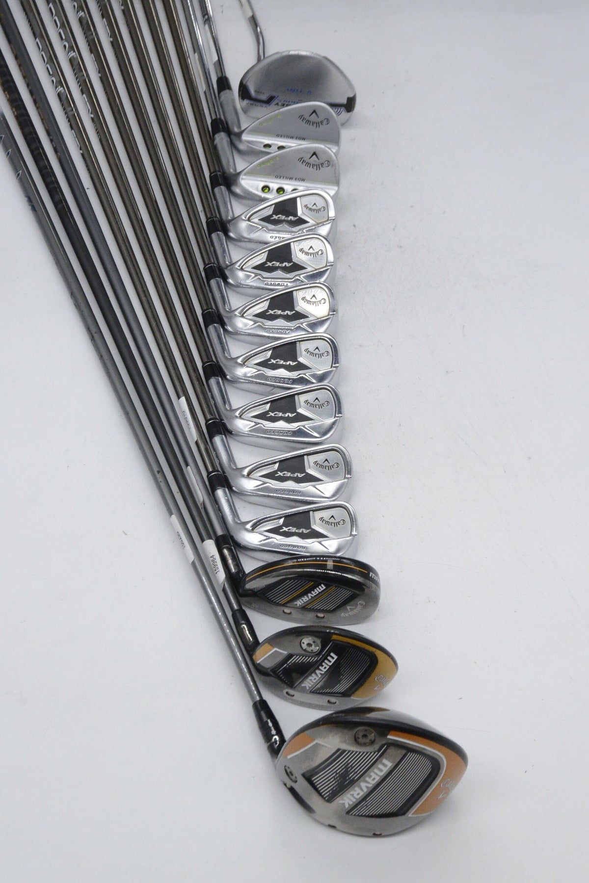Callaway Apex 19 Mixed Full Set R Flex -0.5" Golf Clubs GolfRoots 