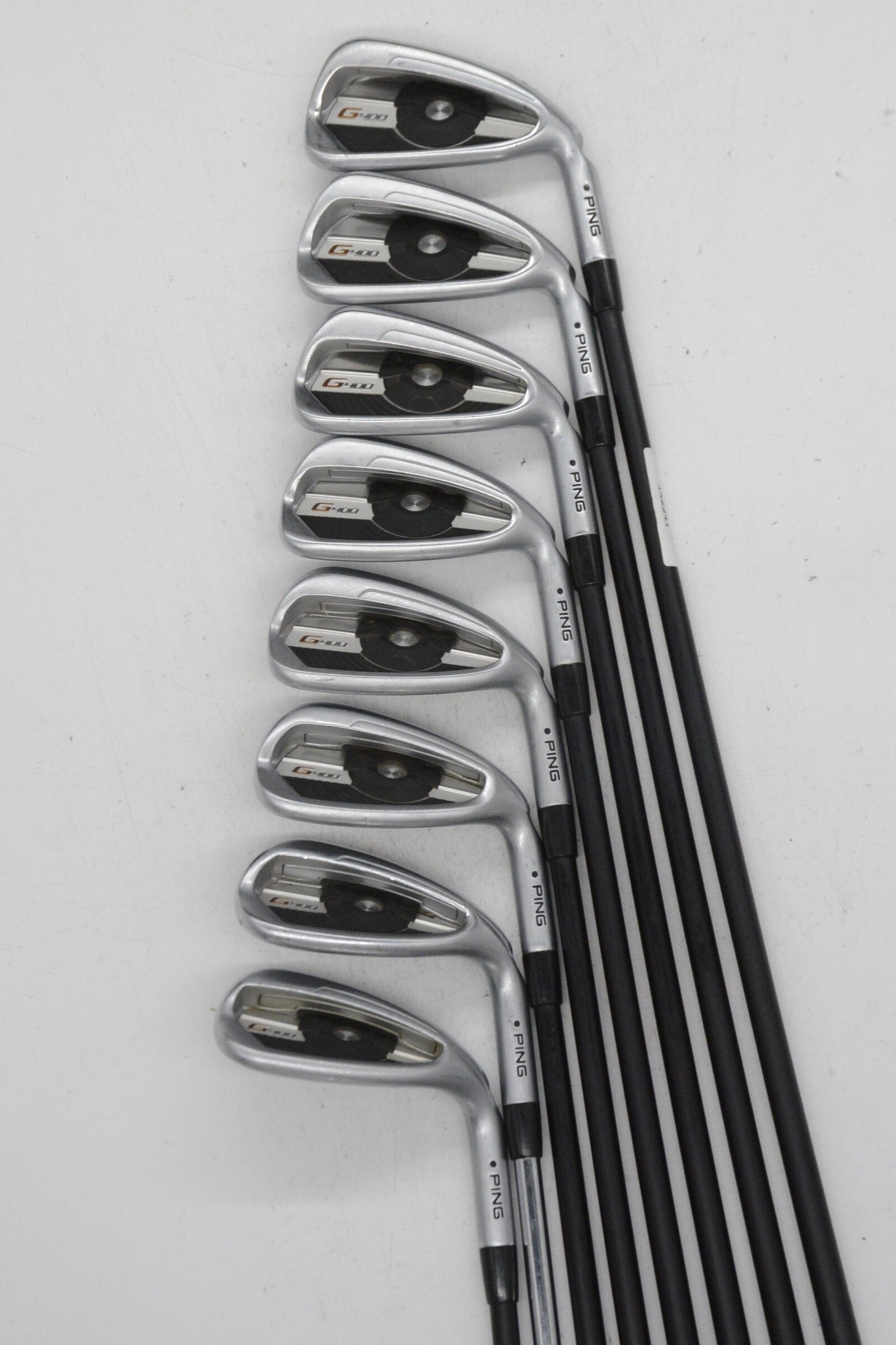 Ping G400 5-PW, SW-LW Iron Set SR Flex -0.25" Golf Clubs GolfRoots 