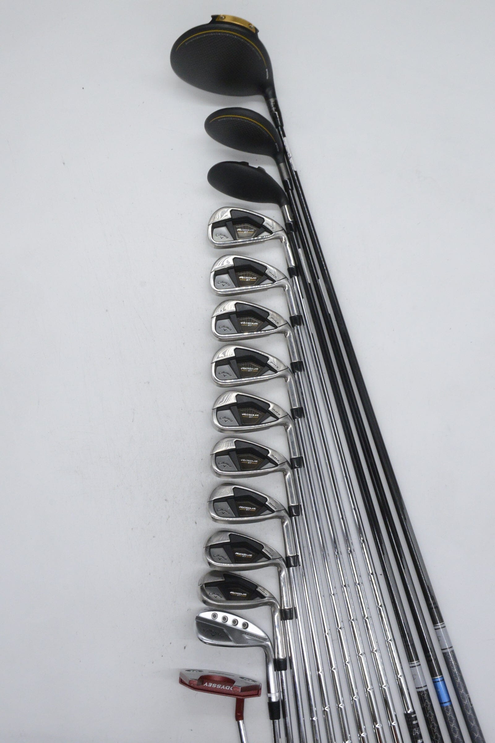 Callaway Rogue ST Max Mixed Full Set S Flex -0.25" Golf Clubs GolfRoots 