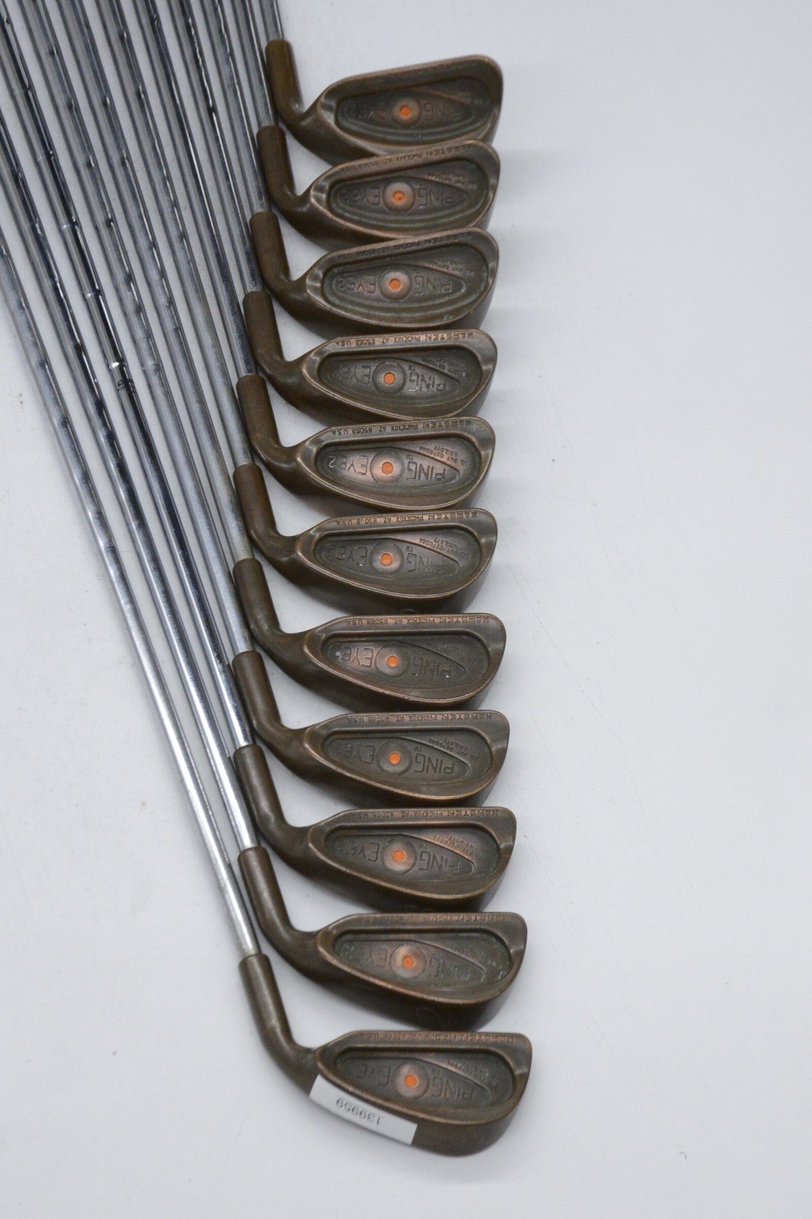 Ping Eye 2 Beryllium Copper 1-PW, SW Iron Set S Flex Std Length Golf Clubs GolfRoots 
