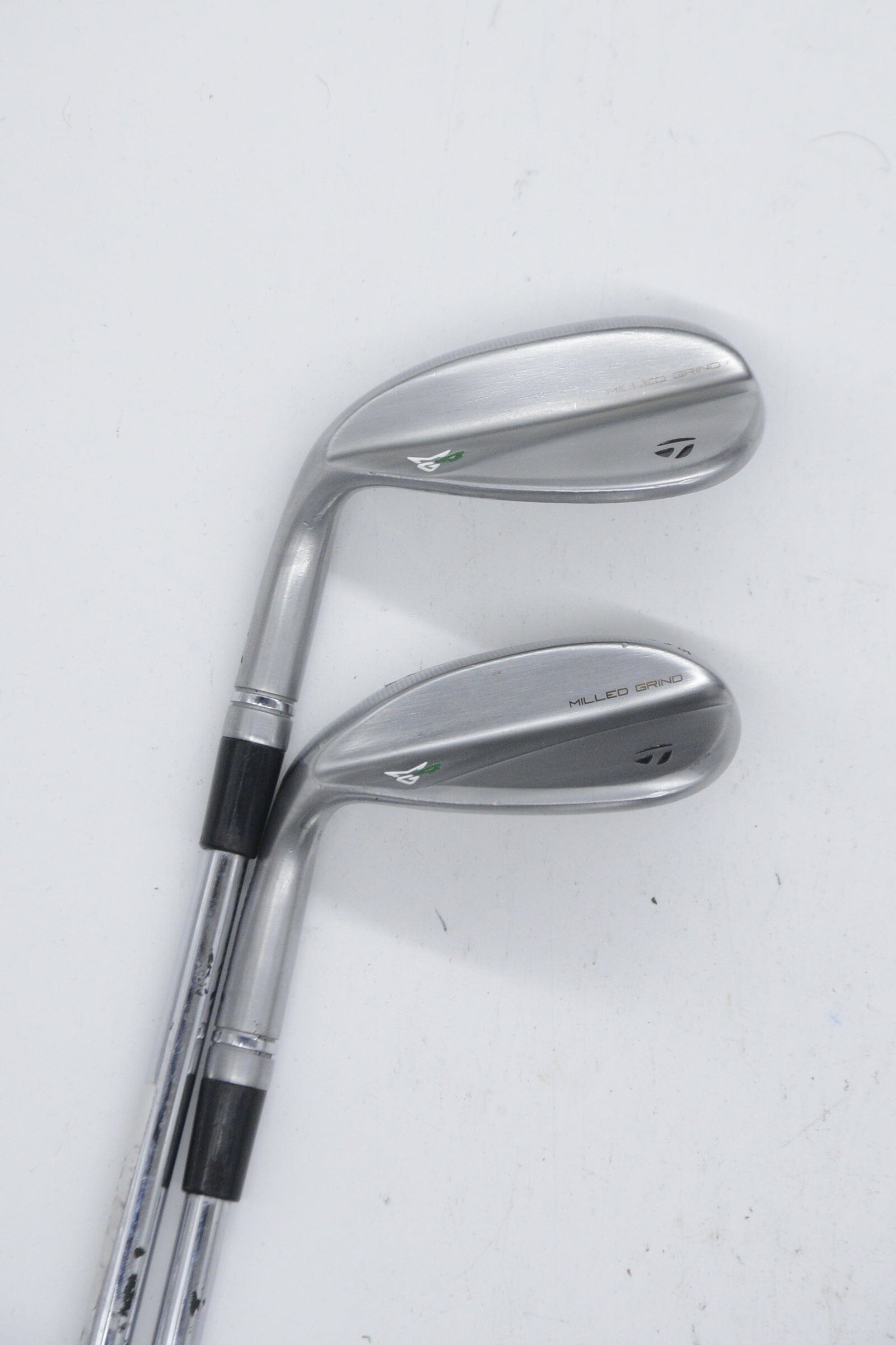Lefty TaylorMade Milled Grind 4 Satin Chrome 54 & 58 Degree Wedge Set Wedge Flex Golf Clubs GolfRoots 