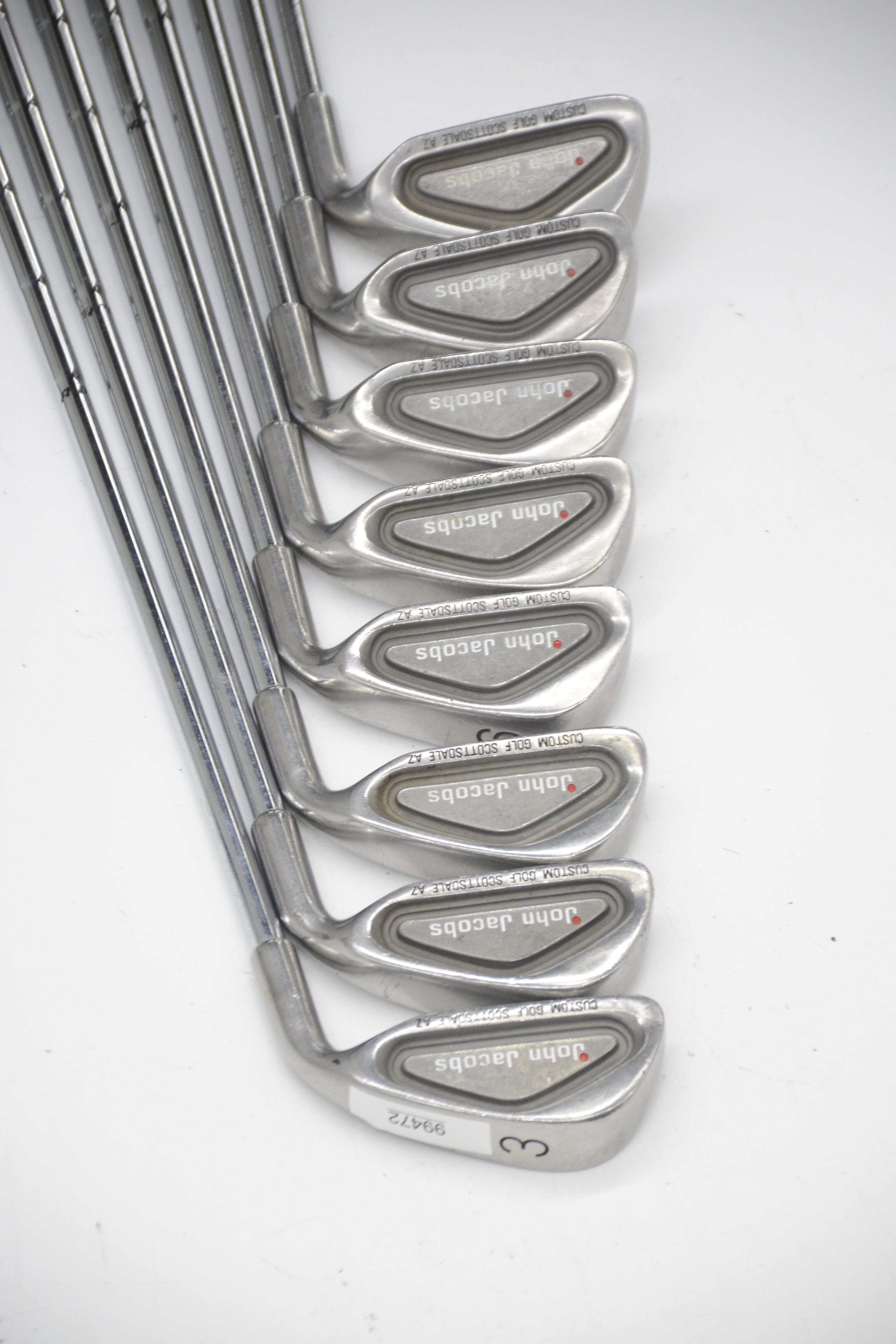 John Jacobs John Jacobs 3-PW Iron Set S Flex -0.25" Golf Clubs GolfRoots 