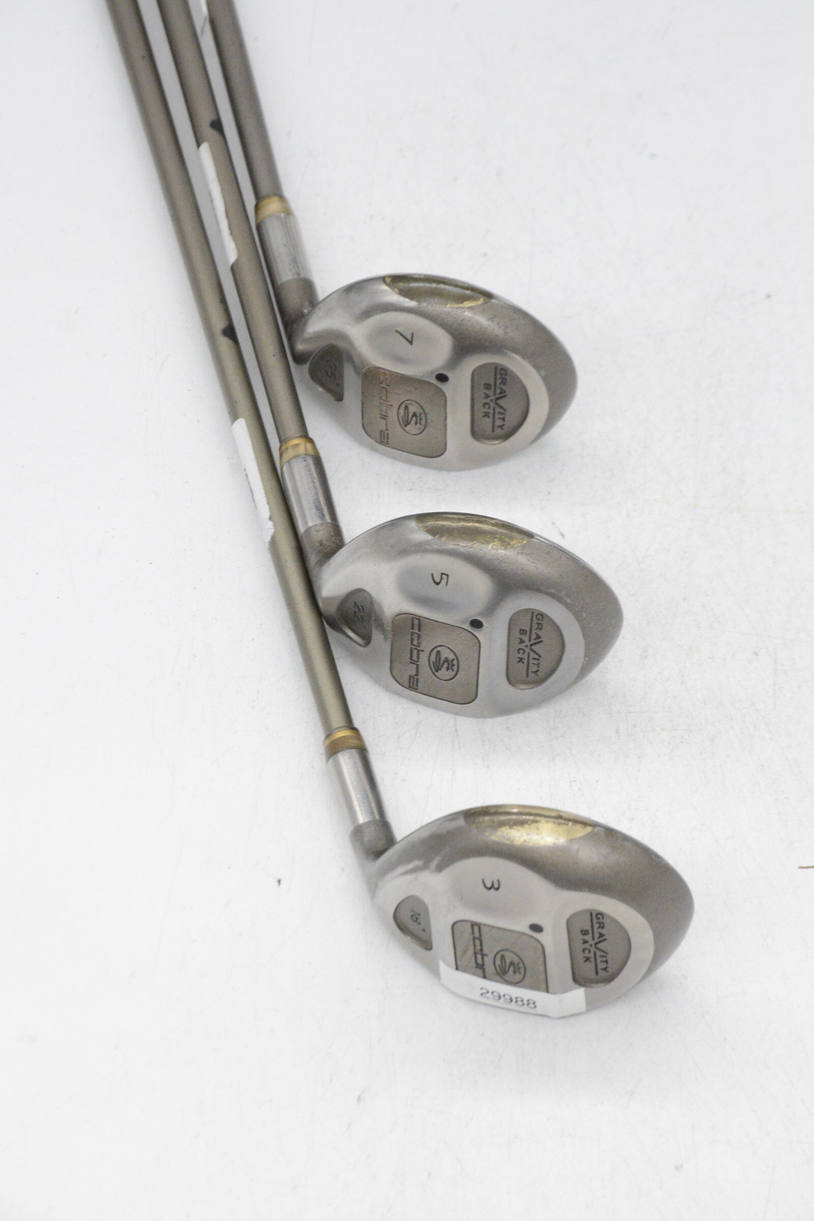 Women's Cobra Gravity Back 3W, 5W, 7W Wood Set W Flex Golf Clubs GolfRoots 