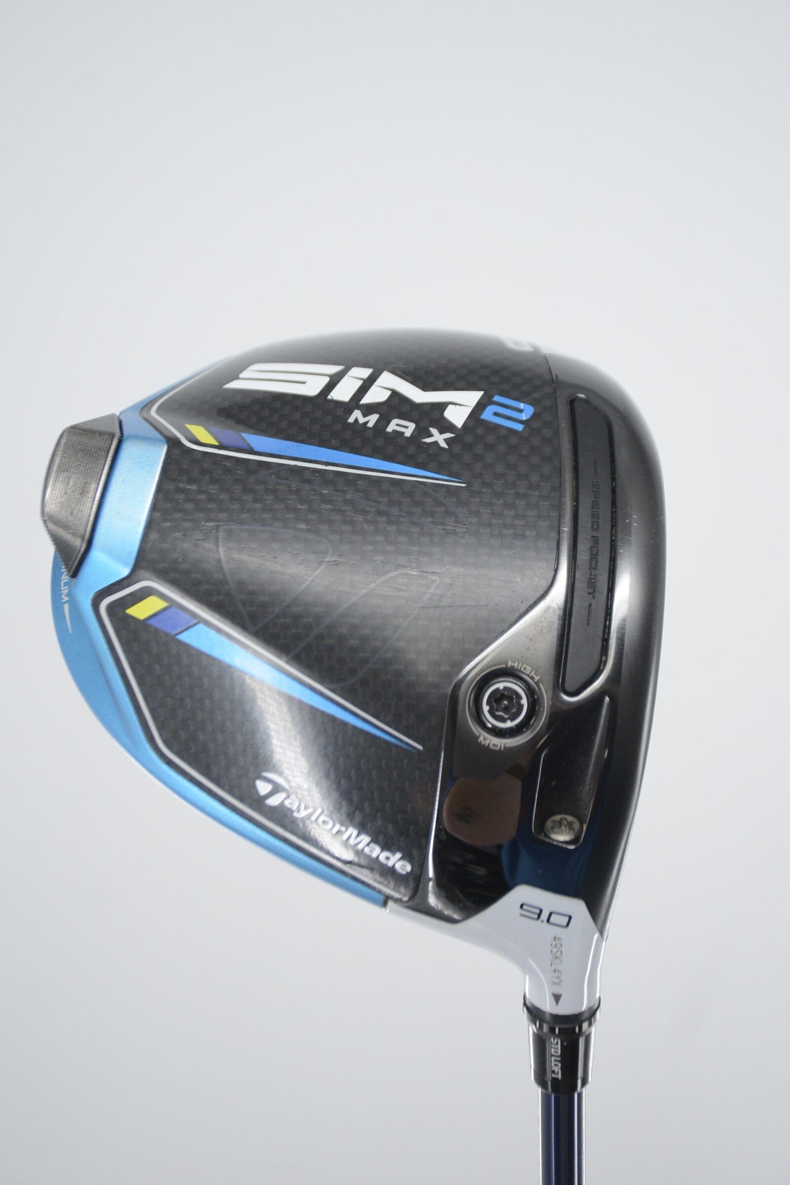 TaylorMade SIM2 Max 9 Degree Driver S Flex 45.5" Golf Clubs GolfRoots 