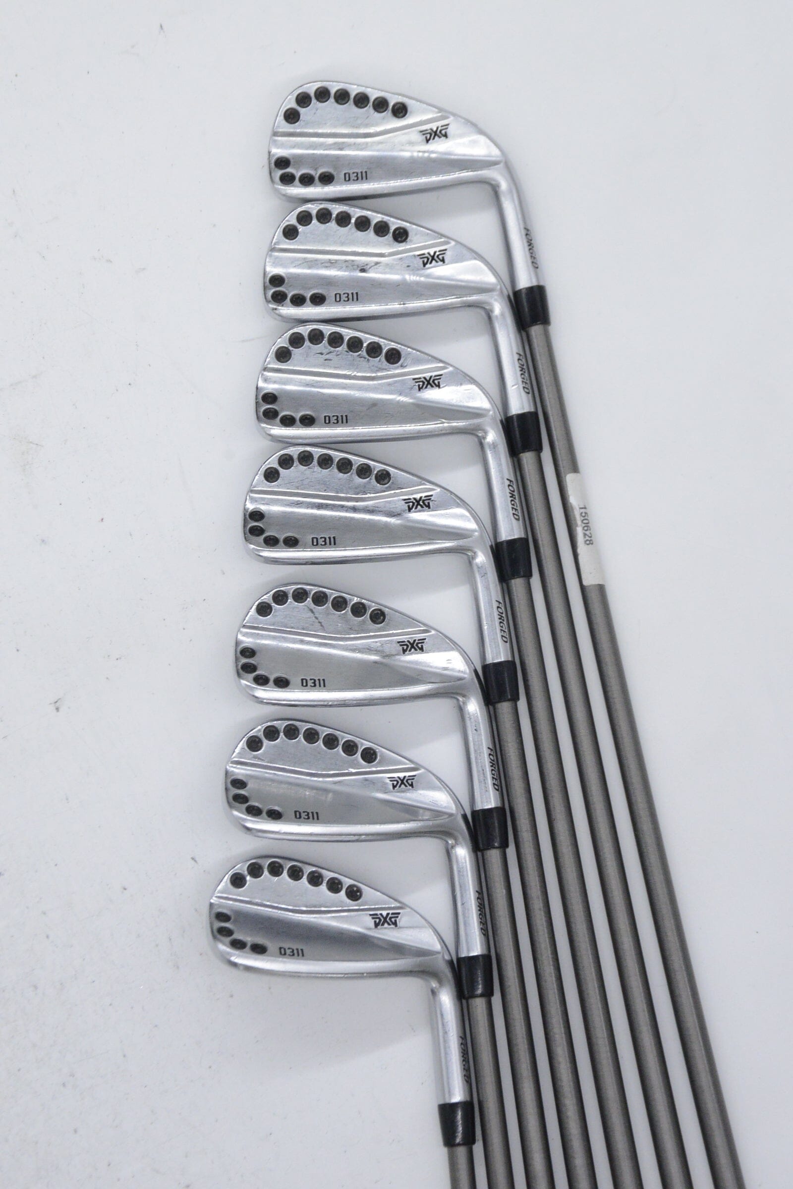 PXG 0311 Chrome 4-PW Iron Set S Flex -0.25" Golf Clubs GolfRoots 