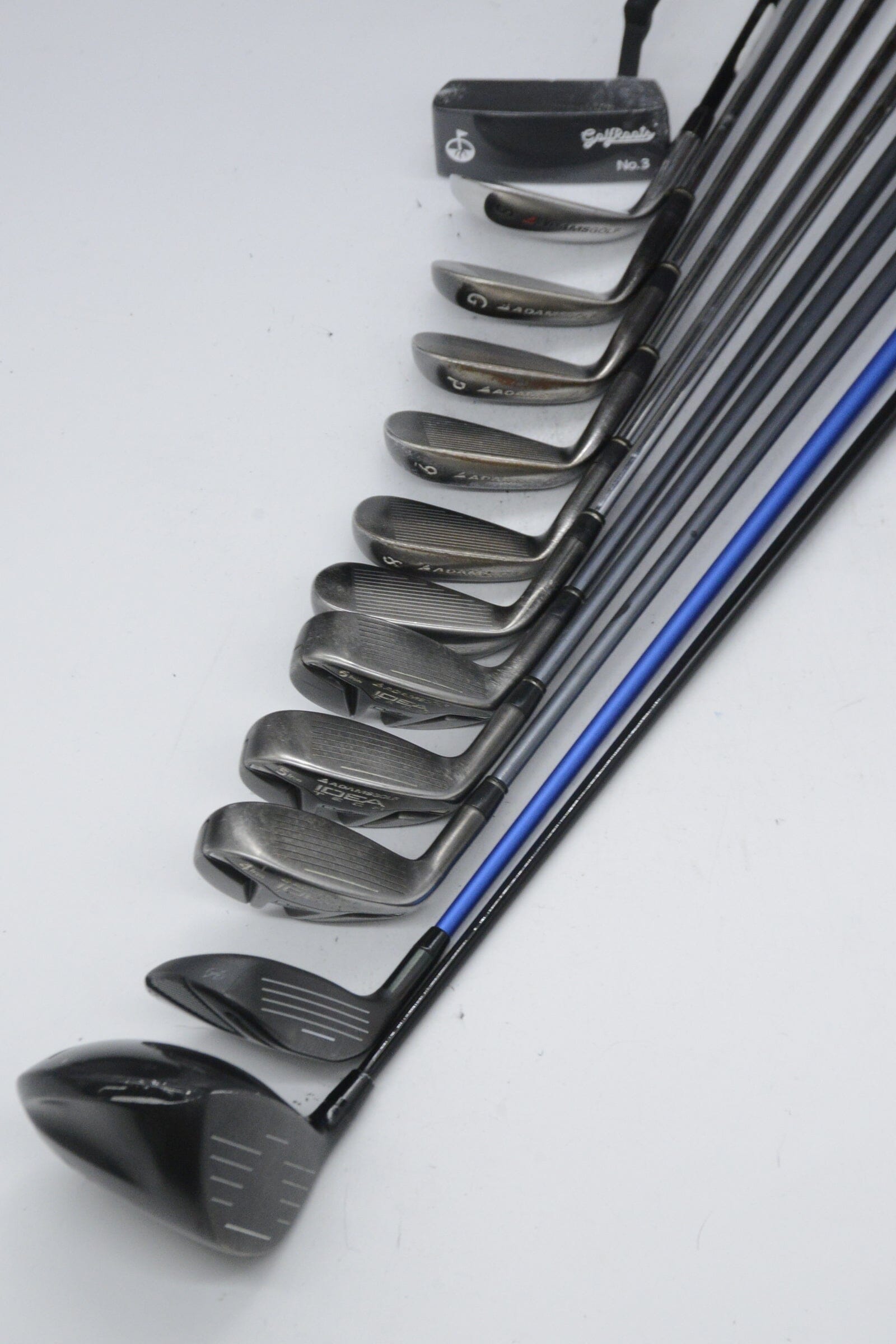 Adams Idea Tech V3 Forged Hybrid Mixed Full Set R Flex +0.75" Golf Clubs GolfRoots 