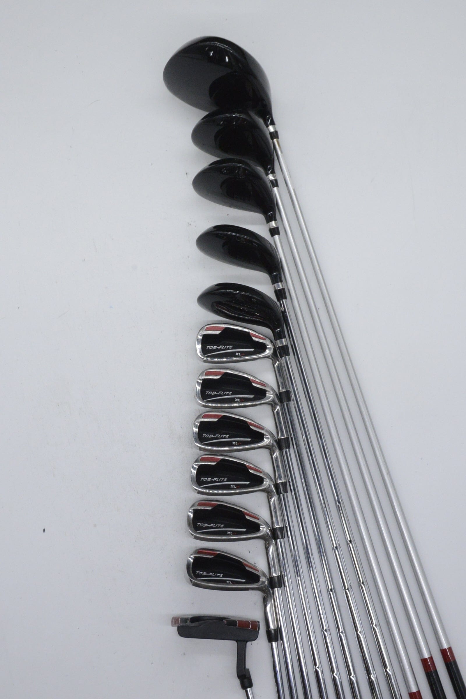 Top Flite XL + Mixed Full Set R Flex Std Length Golf Clubs GolfRoots 