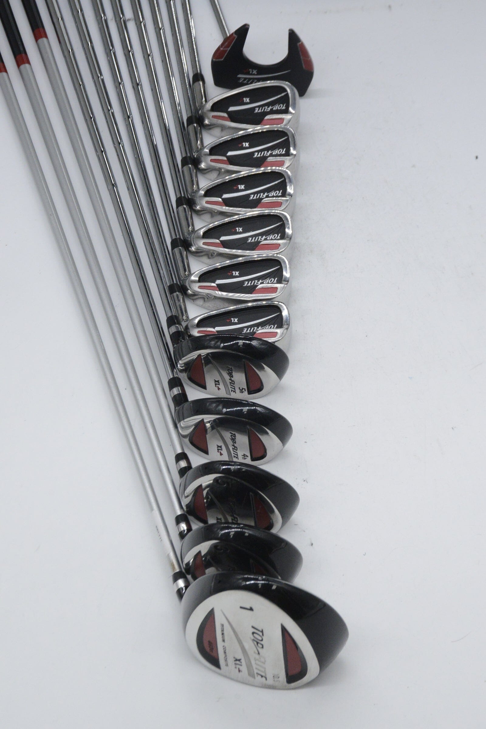 Top Flite XL + Mixed Full Set R Flex Std Length Golf Clubs GolfRoots 