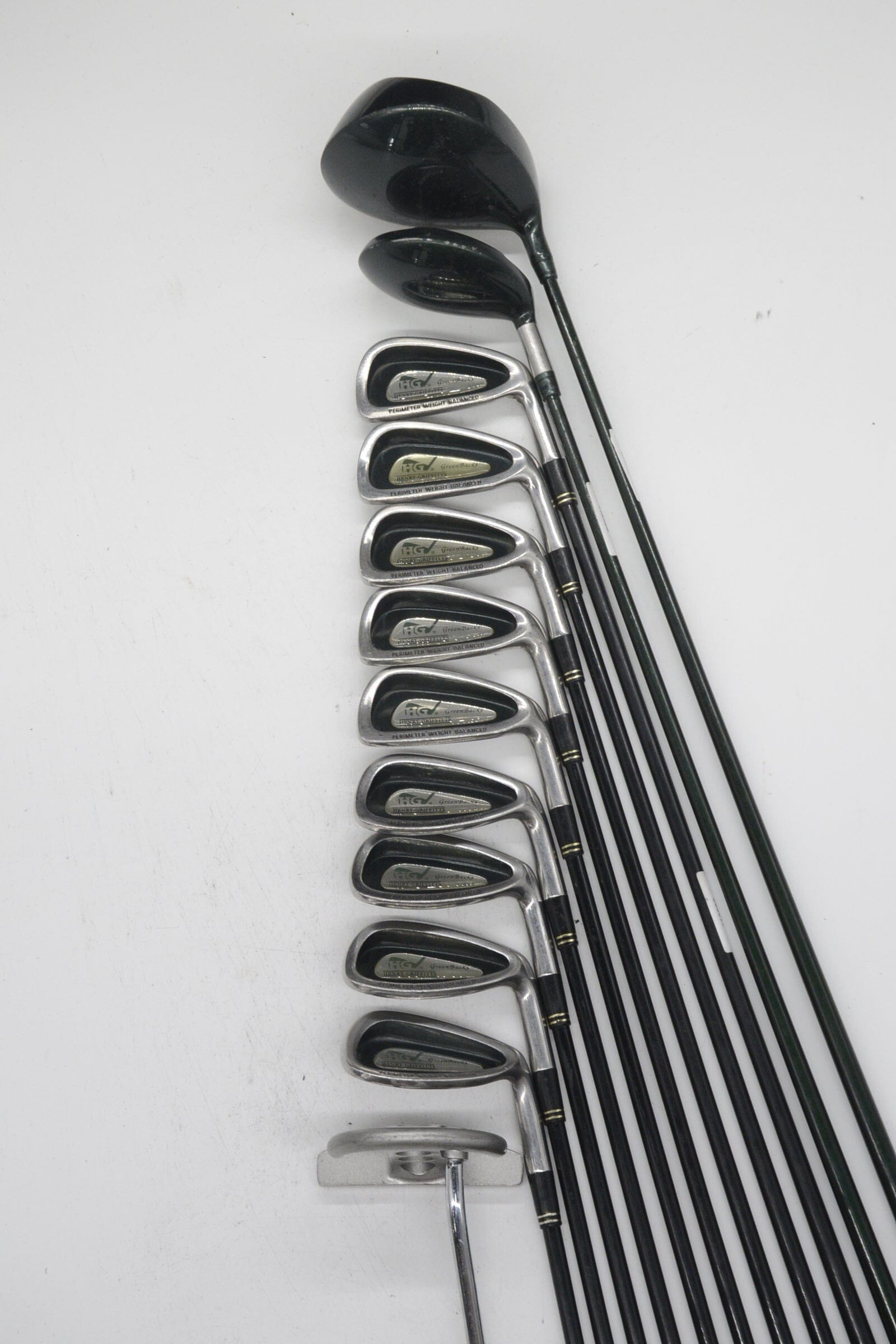 Henry Griffitts GreenBacks Mixed Full Set R Flex -0.75" Golf Clubs GolfRoots 