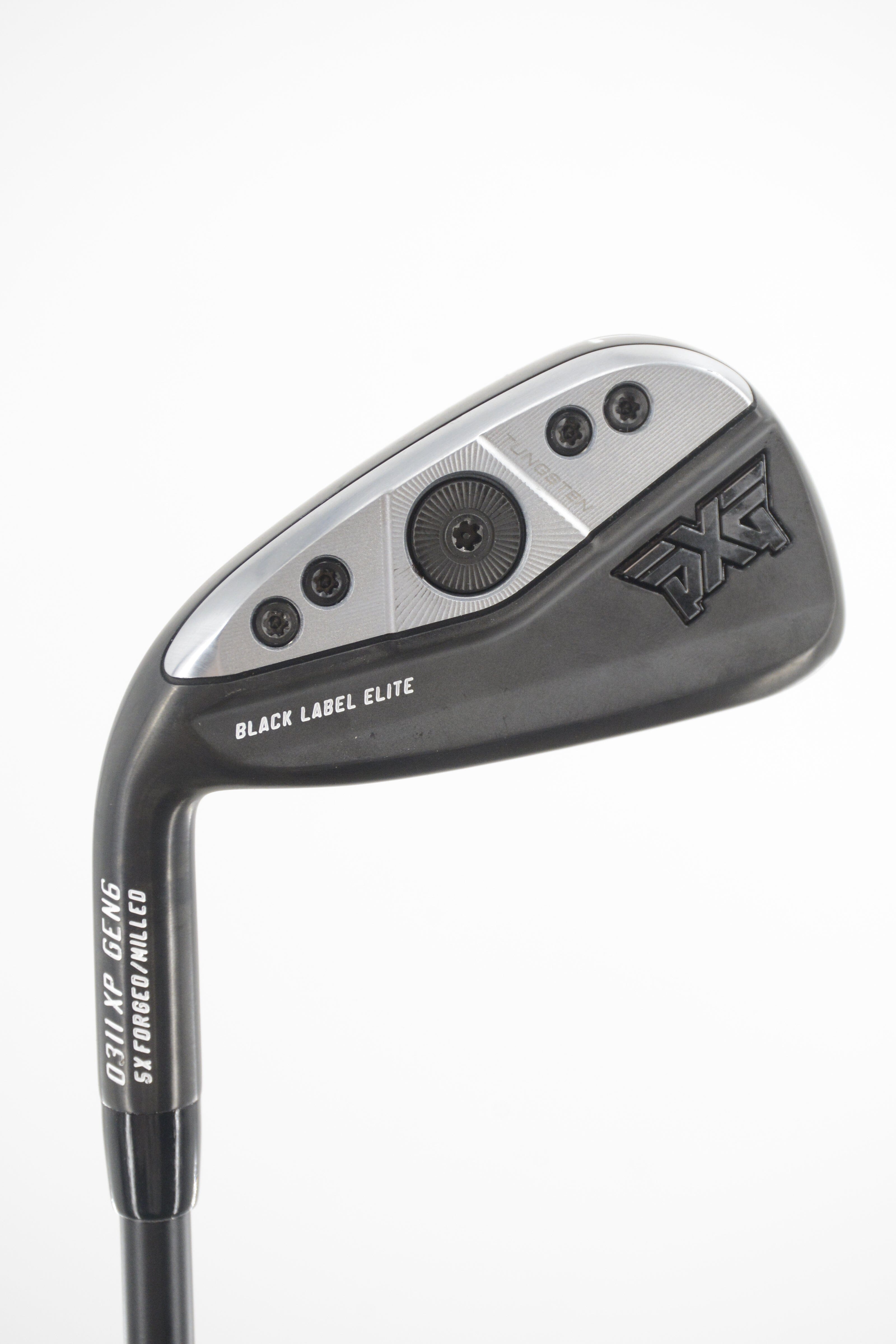 Lefty PXG 0311XP Gen6 Black Label Elite 7 Iron R Flex 37" Golf Clubs GolfRoots 