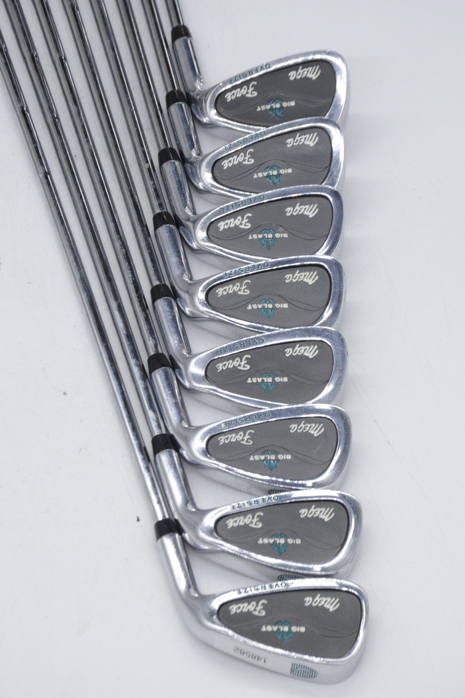 Women's Mega Force Big Blast 3-PW Iron Set W Flex -0.5" Golf Clubs GolfRoots 