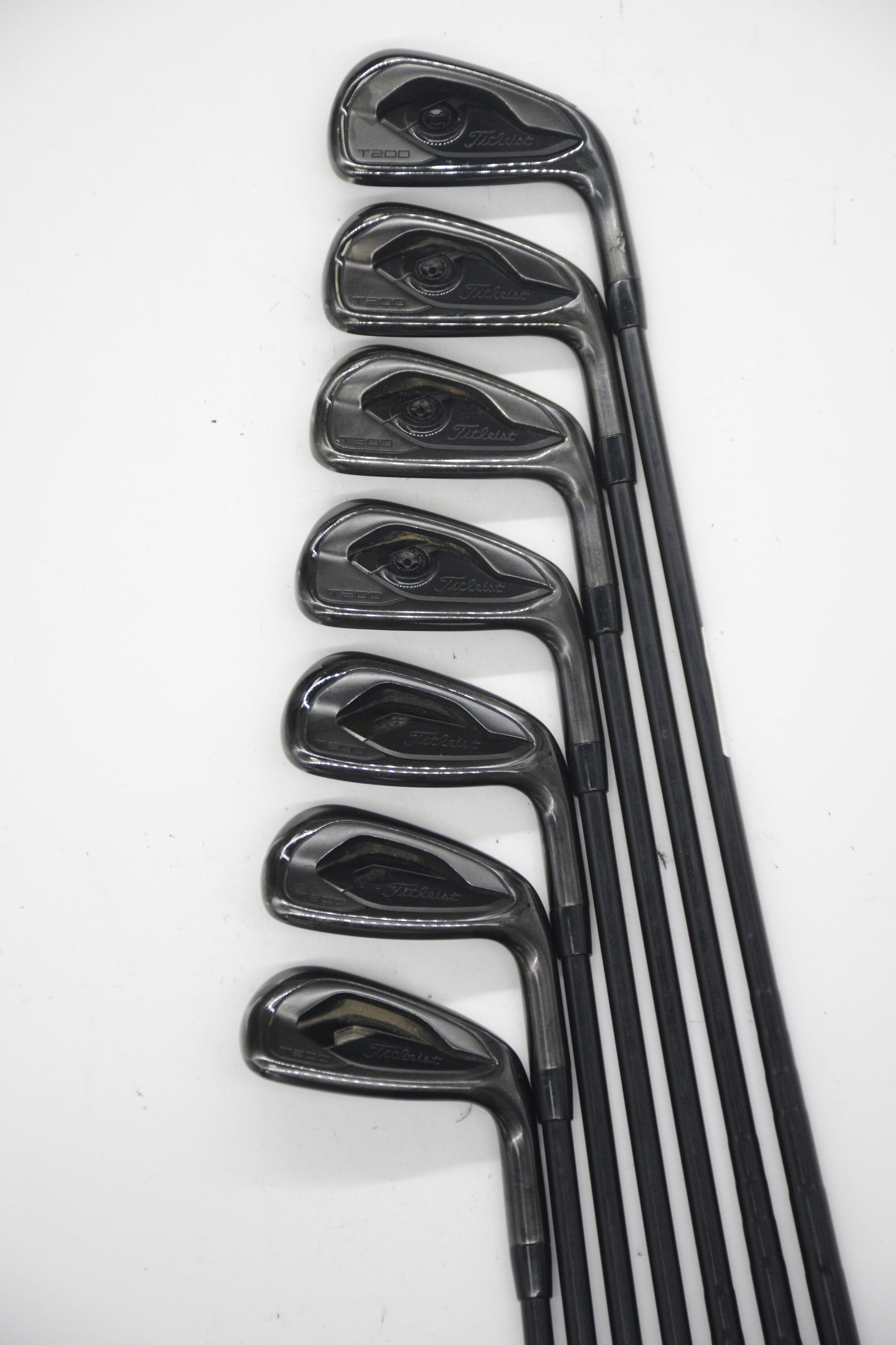 Titleist T200 Black 4-PW Iron Set S Flex +0.25" Golf Clubs GolfRoots 