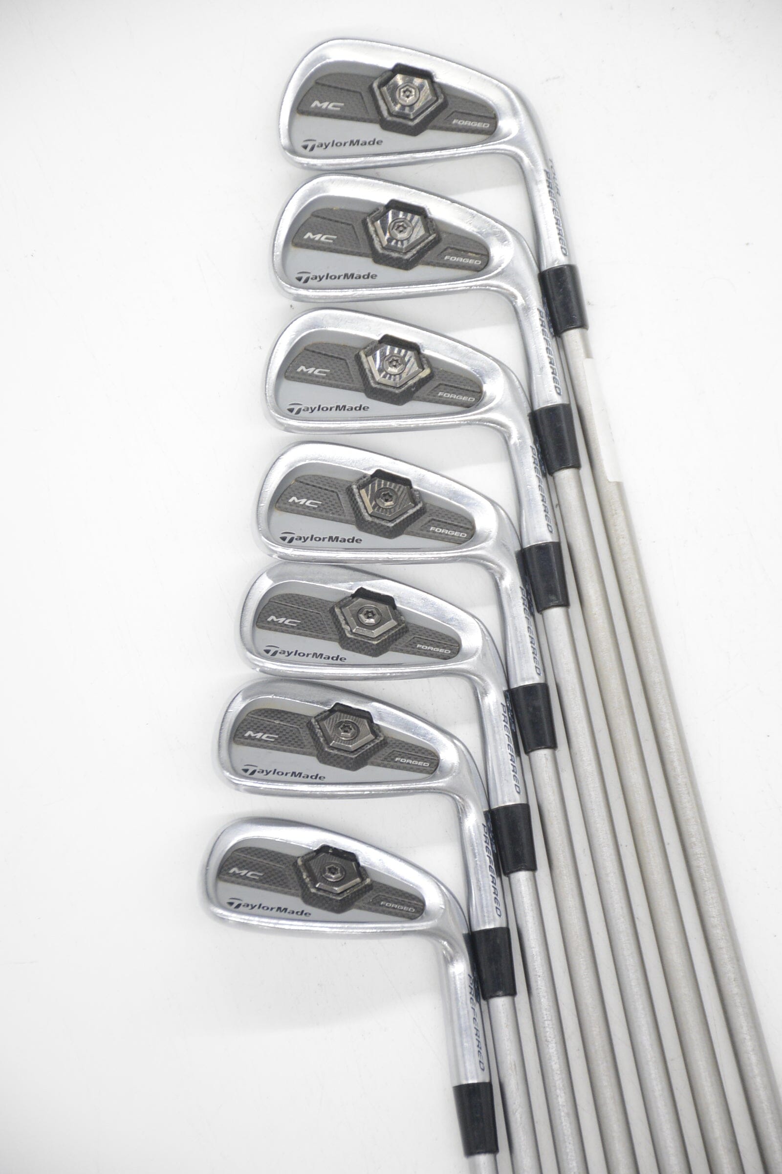 TaylorMade Tour Preferred MC 4-PW Iron Set S Flex -0.5" Golf Clubs GolfRoots 