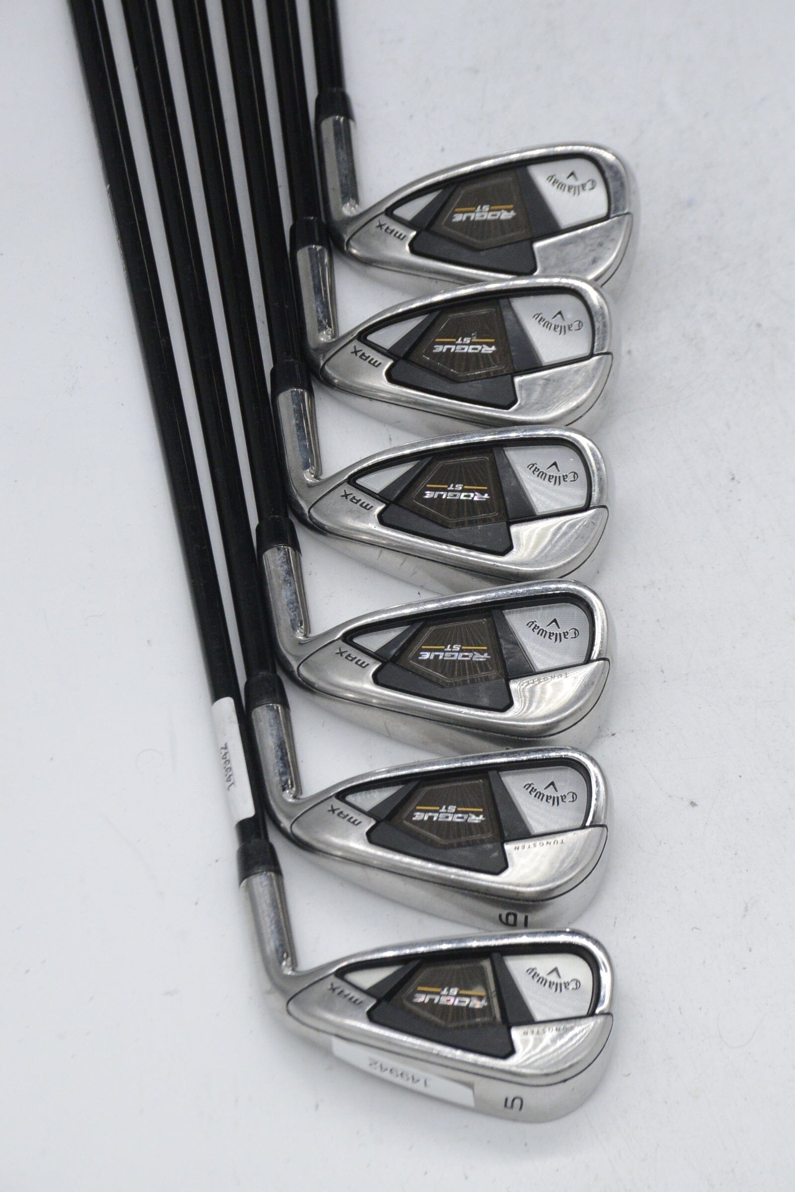 Callaway Rogue ST Max 5-PW Iron Set R Flex -0.5" Golf Clubs GolfRoots 