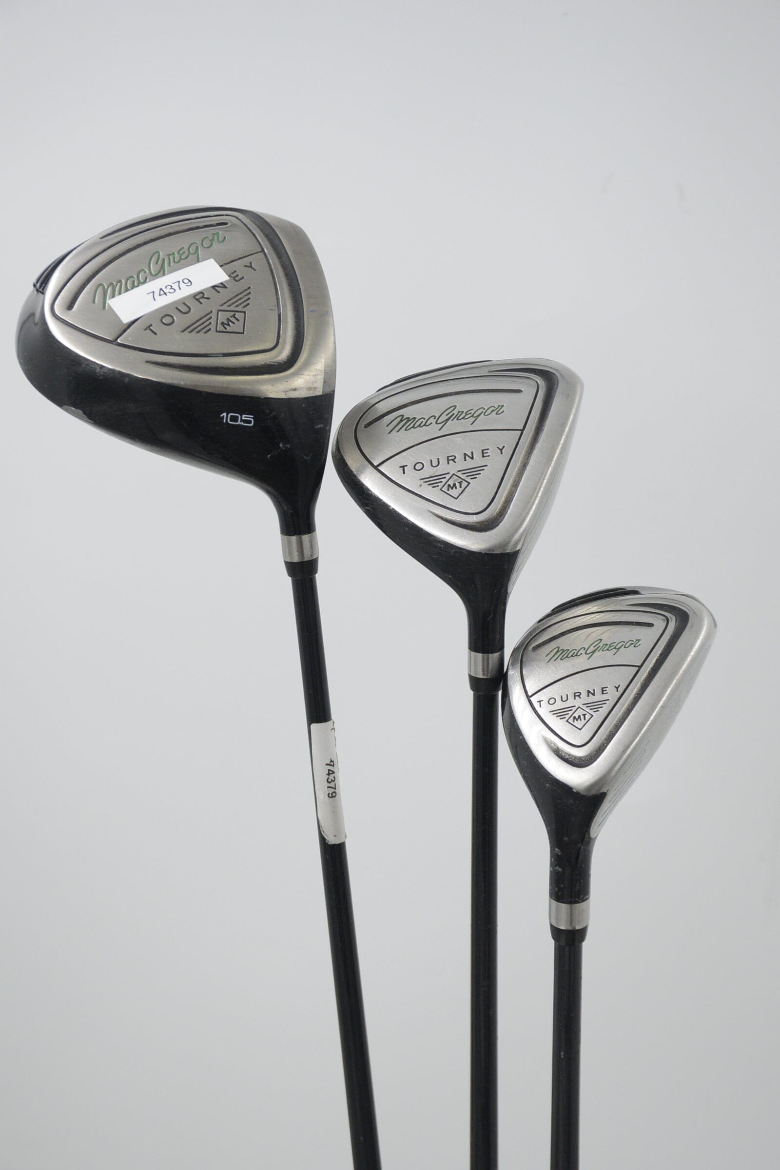 MacGregor Tourney MT D, 3W, 4H Wood Set R Flex Golf Clubs GolfRoots 