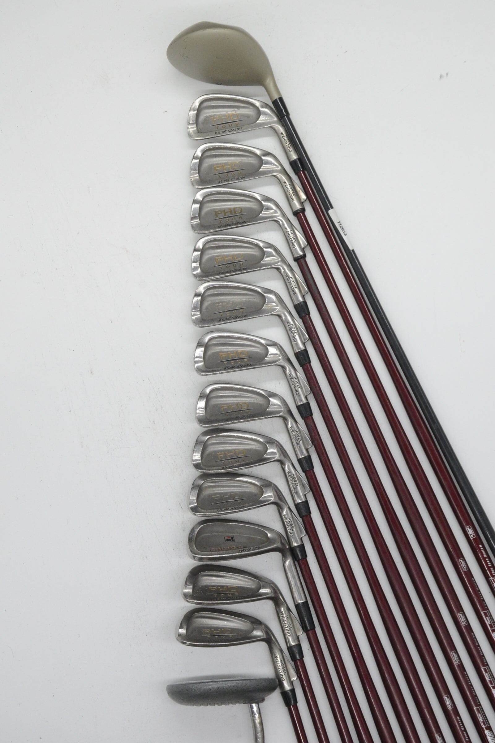 Palmer PHD Tour Mixed Full Set S Flex +0.5" Golf Clubs GolfRoots 
