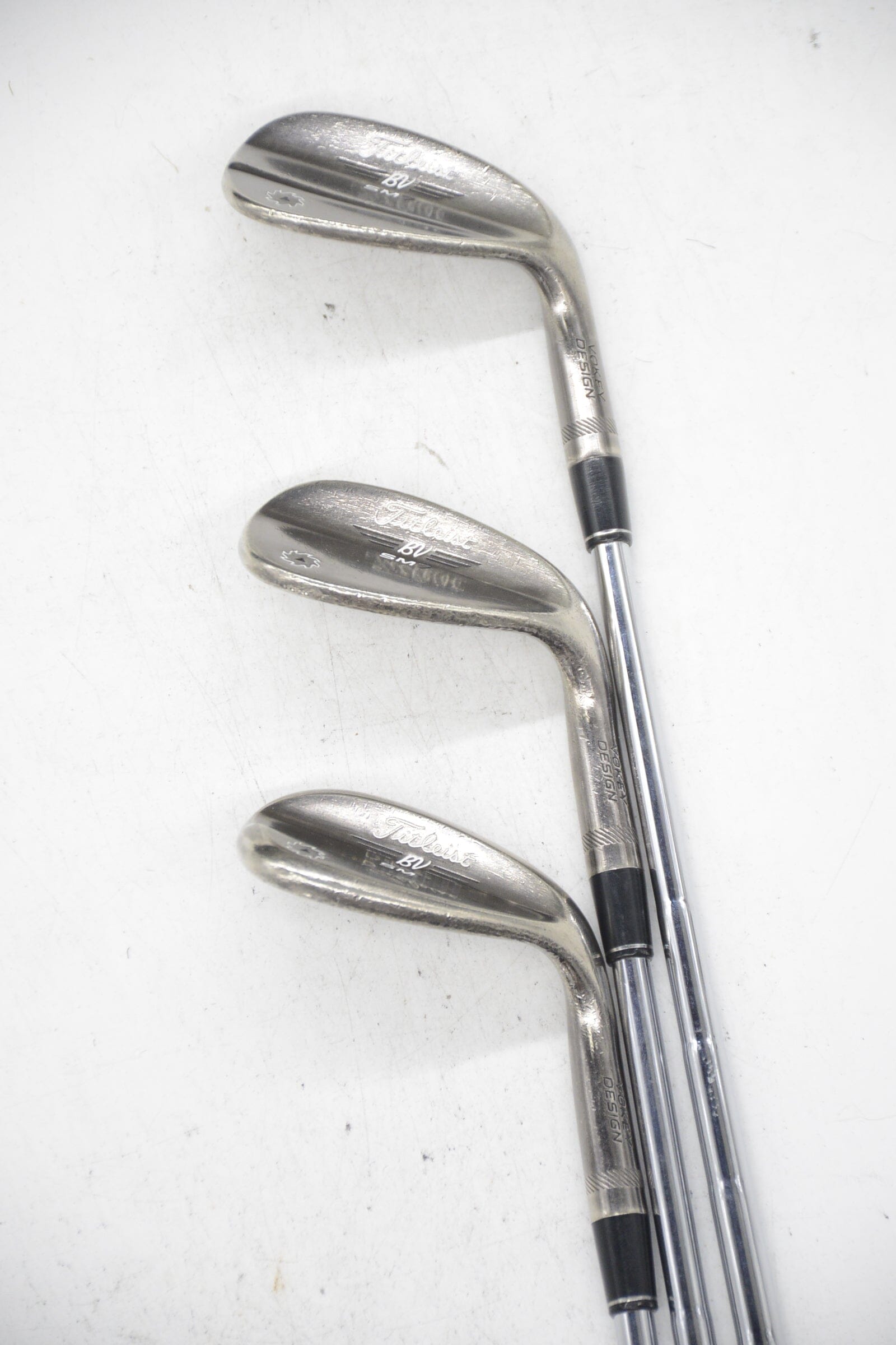Titleist Vokey SM7 Brushed Steel 50, 56, 60 Degree Wedge Set Wedge Fle