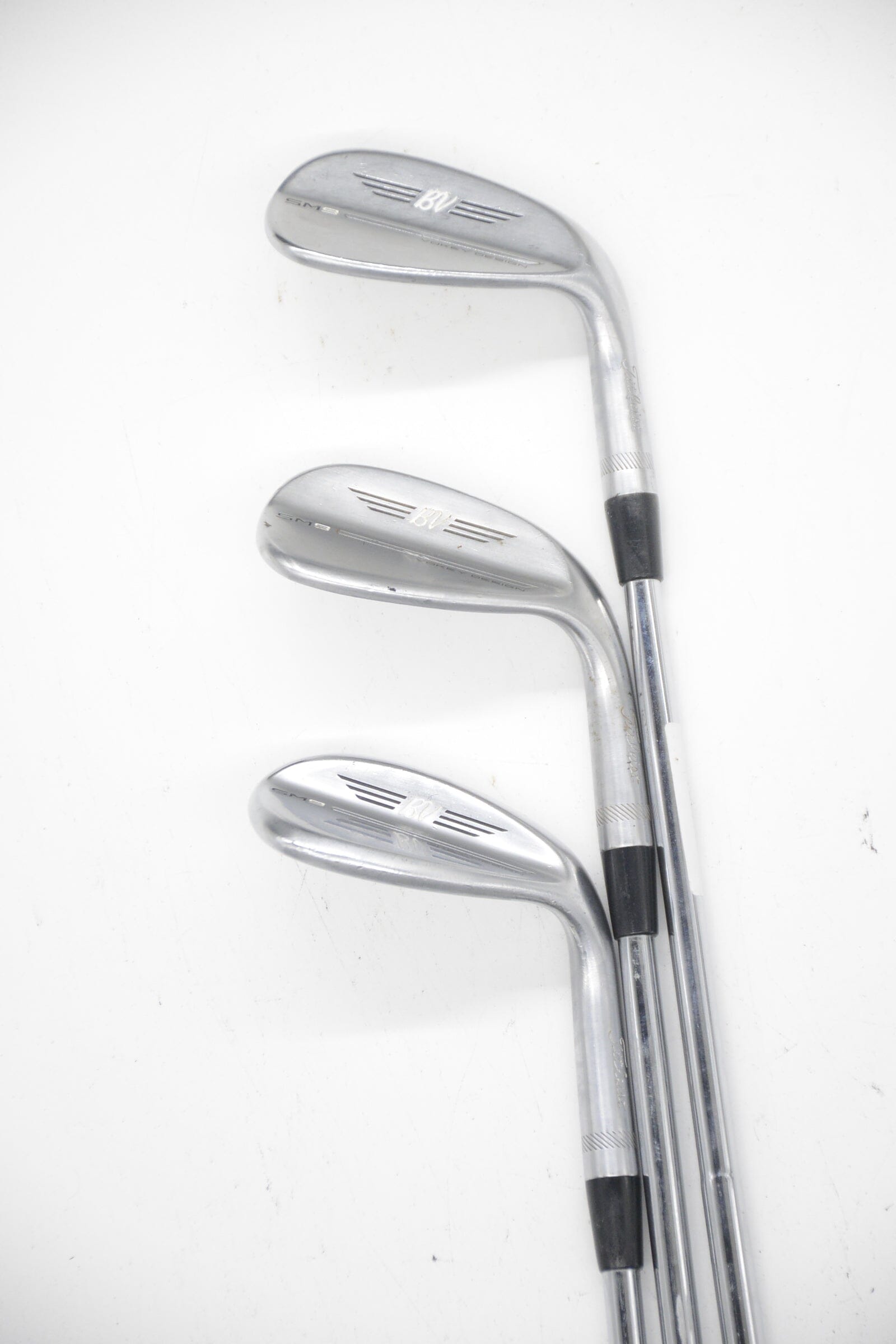 Titleist Vokey SM9 Tour Chrome 52, 56, 60 Degree Wedge Set Wedge Flex Golf Clubs GolfRoots 