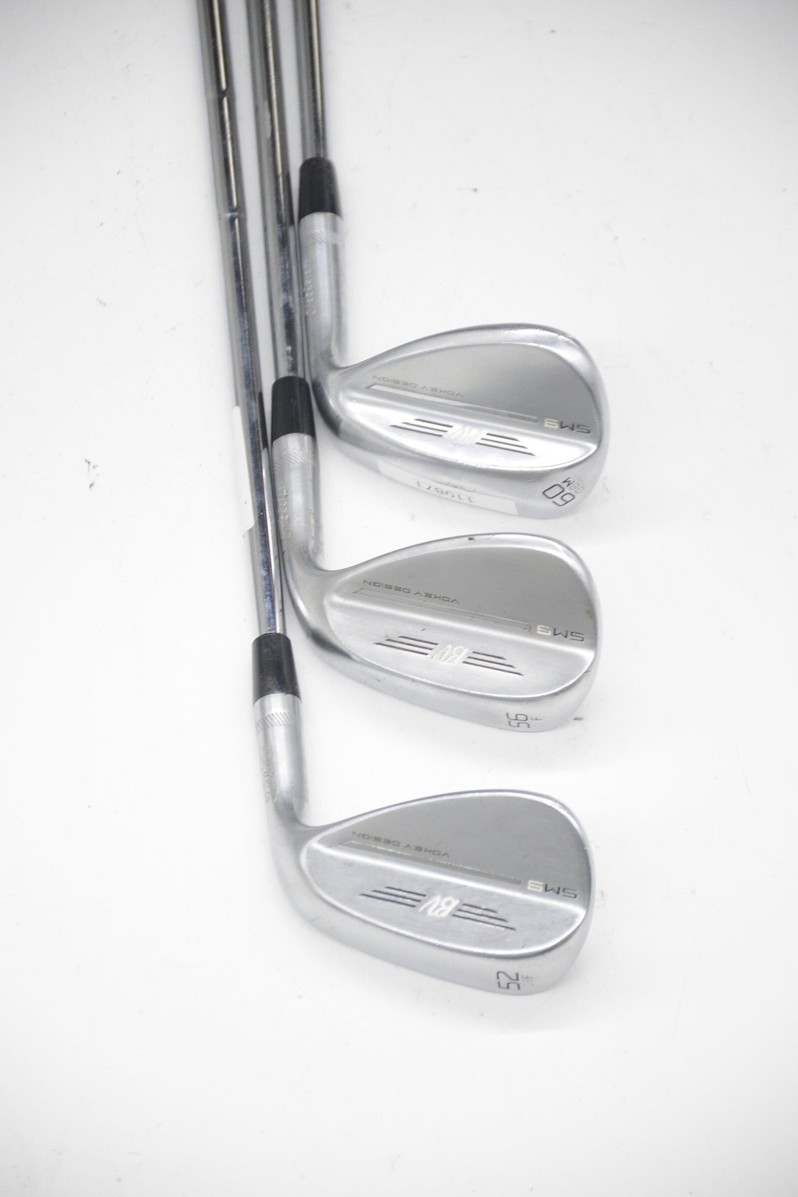 Titleist Vokey SM9 Tour Chrome 52, 56, 60 Degree Wedge Set Wedge Flex Golf Clubs GolfRoots 