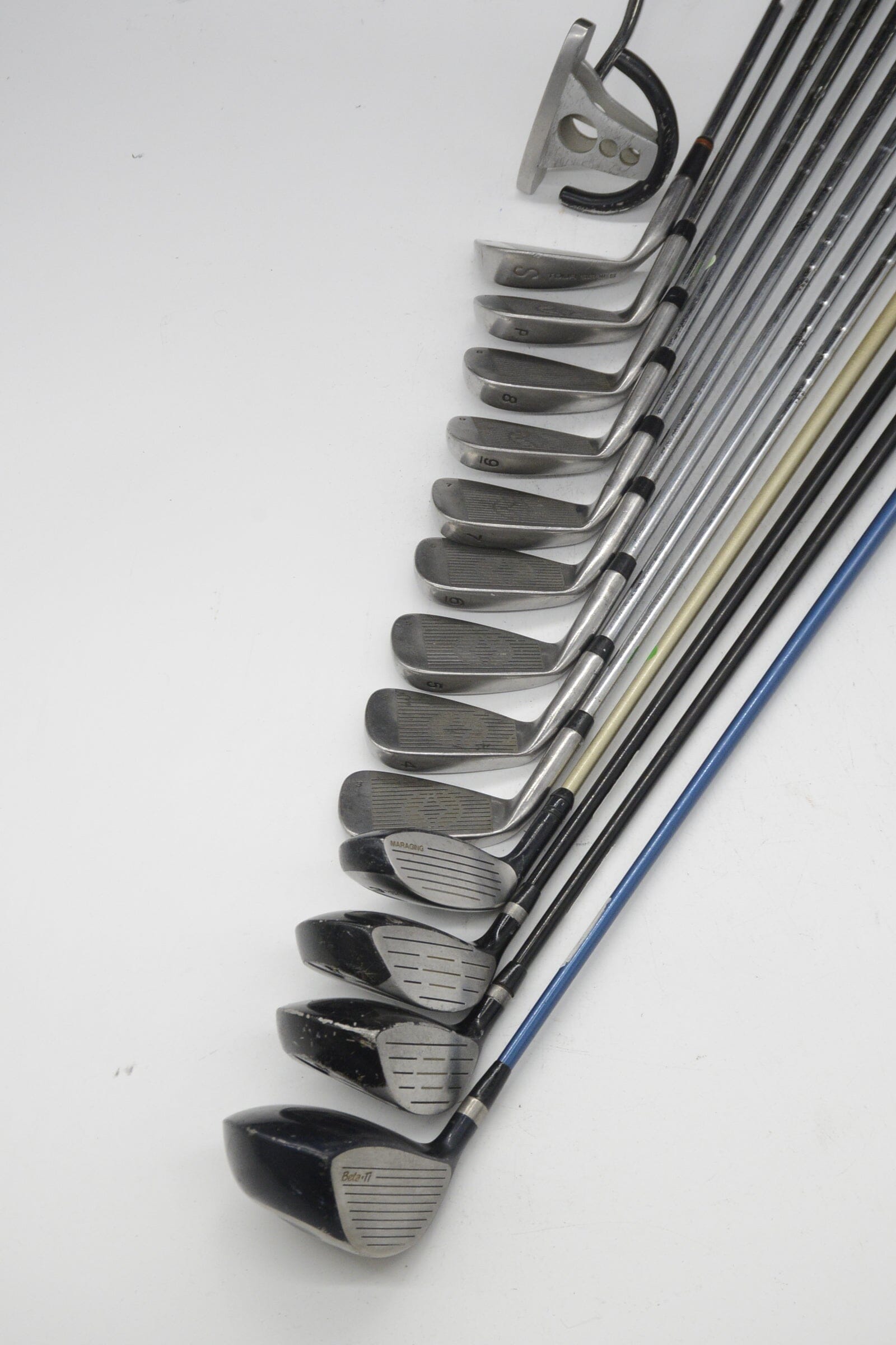 Power Tour Oversize Mixed Full Set R Flex -0.5" Golf Clubs GolfRoots 
