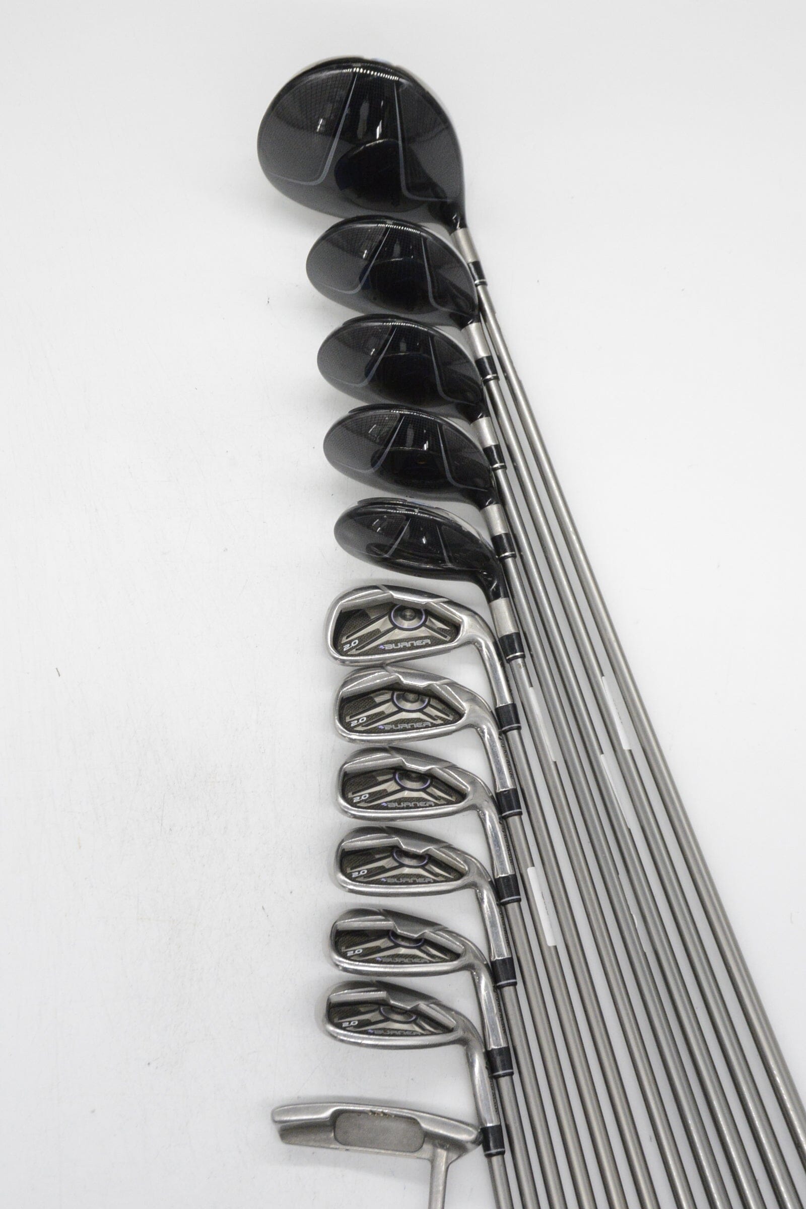 Women's TaylorMade Burner 2.0 Mixed Full Set W Flex -0.5" Golf Clubs GolfRoots 