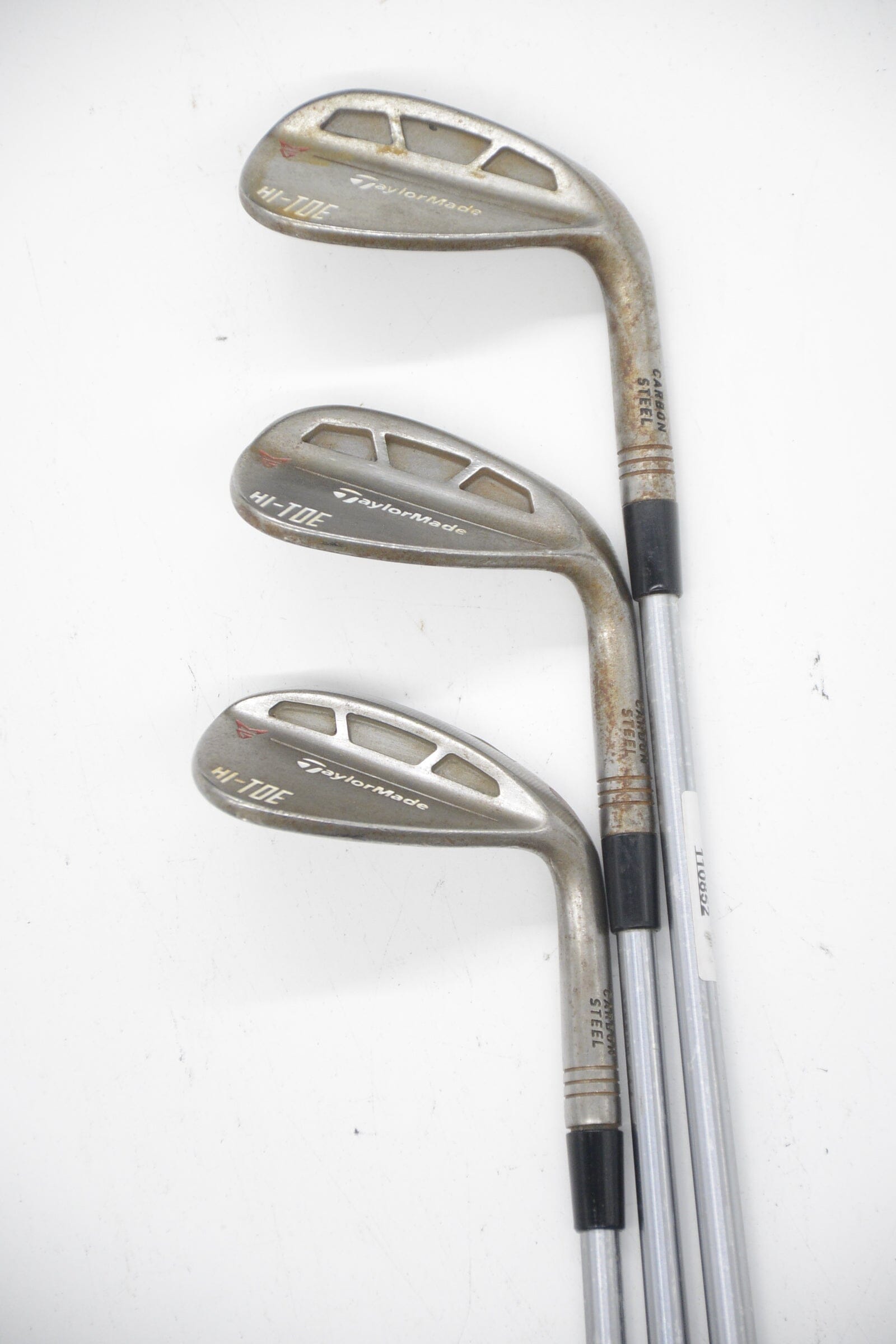 TaylorMade Hi Toe Raw 50, 54, 58 Degree Wedge Set S Flex Golf Clubs GolfRoots 