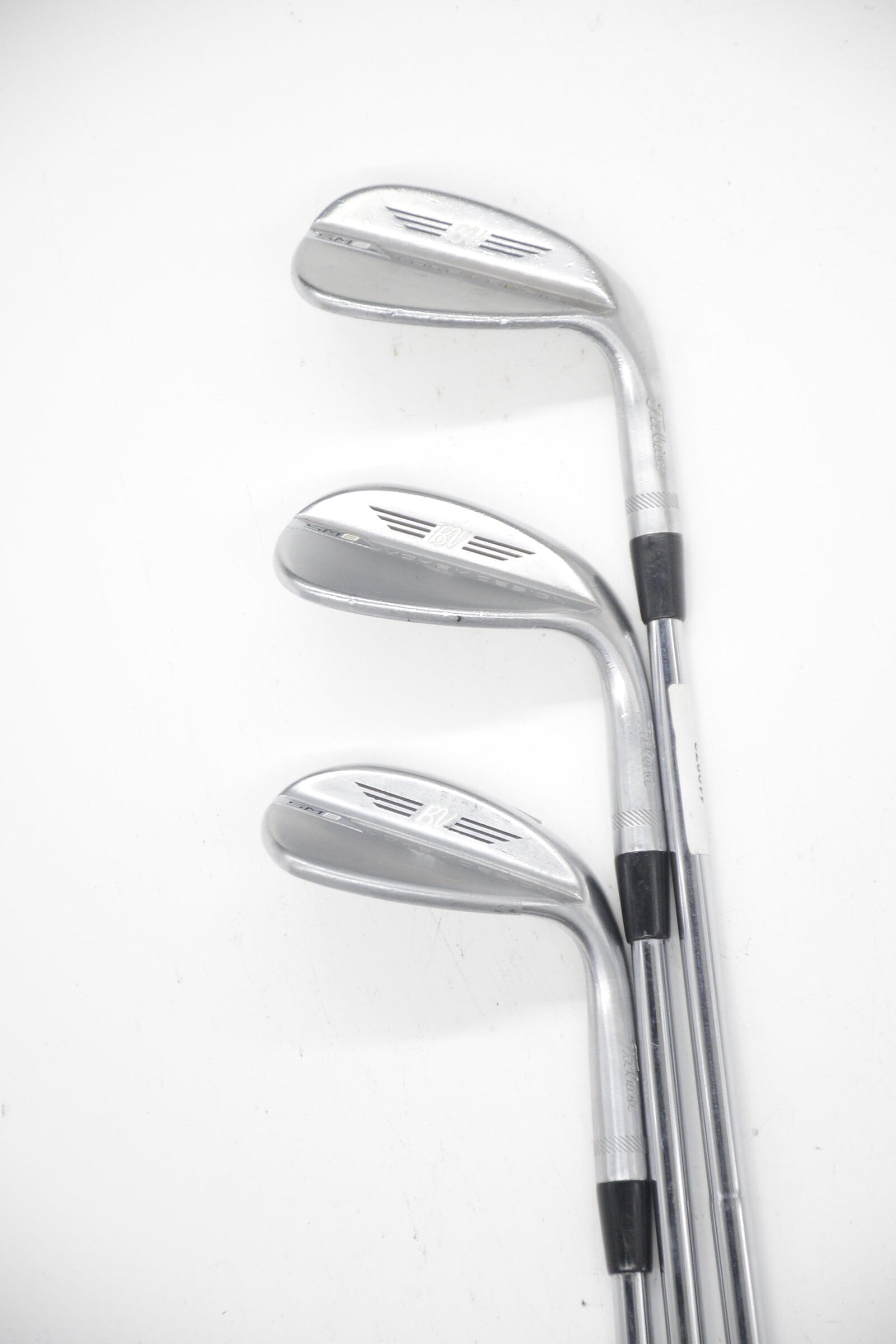 Titleist Vokey SM8 Tour Chrome 50, 54, 58 Degree Wedge Set Wedge Flex Golf Clubs GolfRoots 