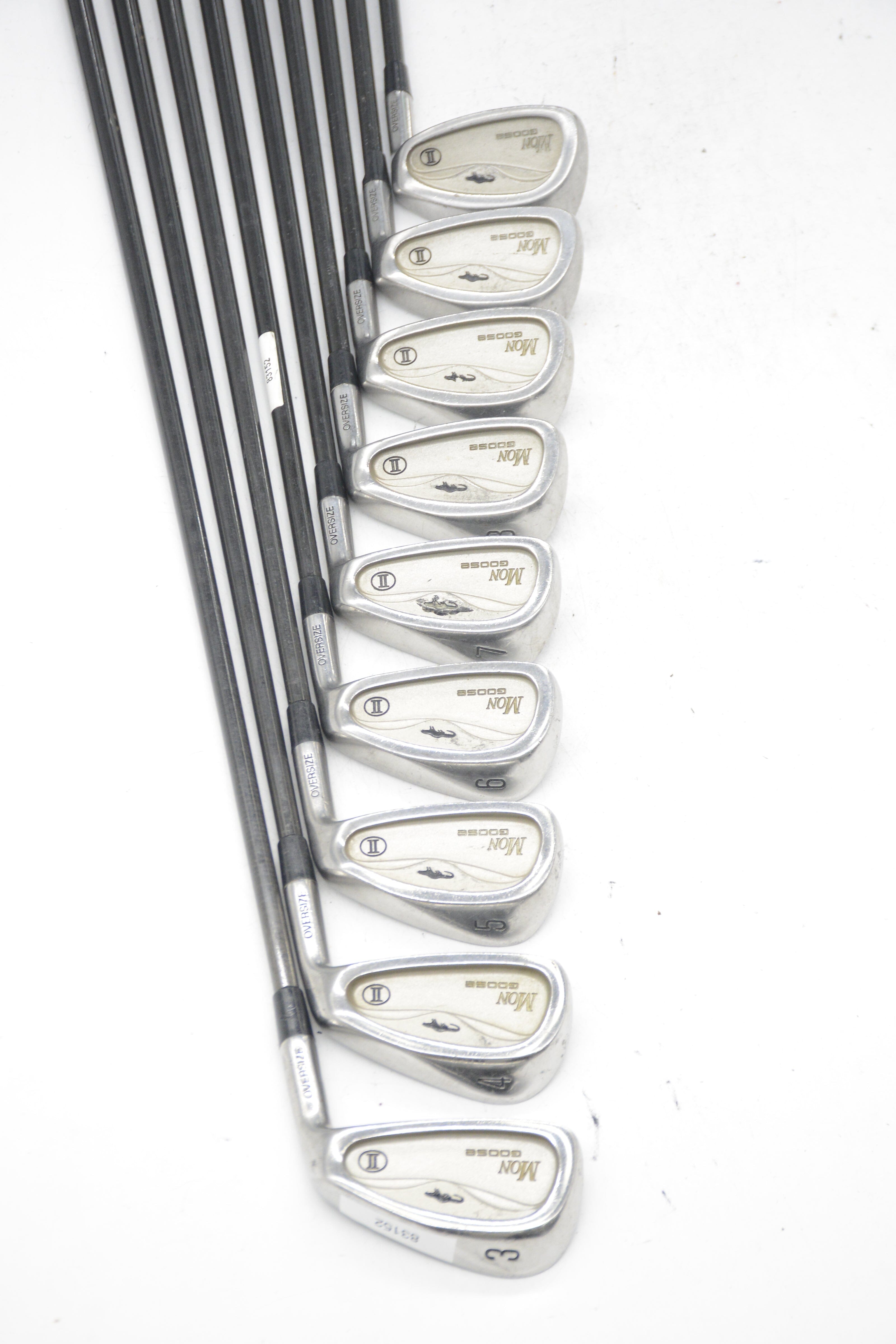 Mon Goose II 3-PW, SW Iron Set S Flex -0.75" Golf Clubs GolfRoots 