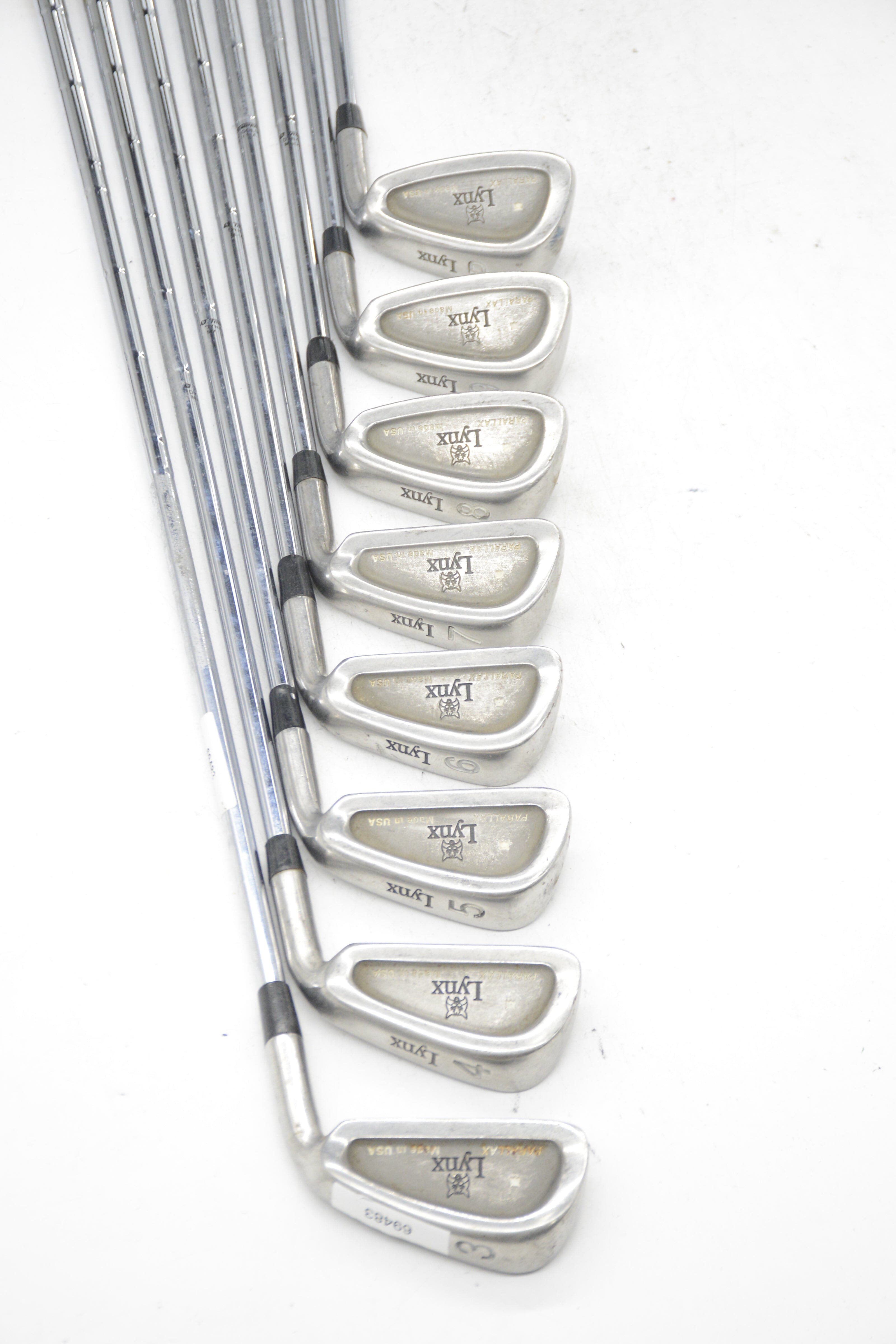 Lynx Parallax 3-PW Iron Set S Flex +0.5" Golf Clubs GolfRoots 