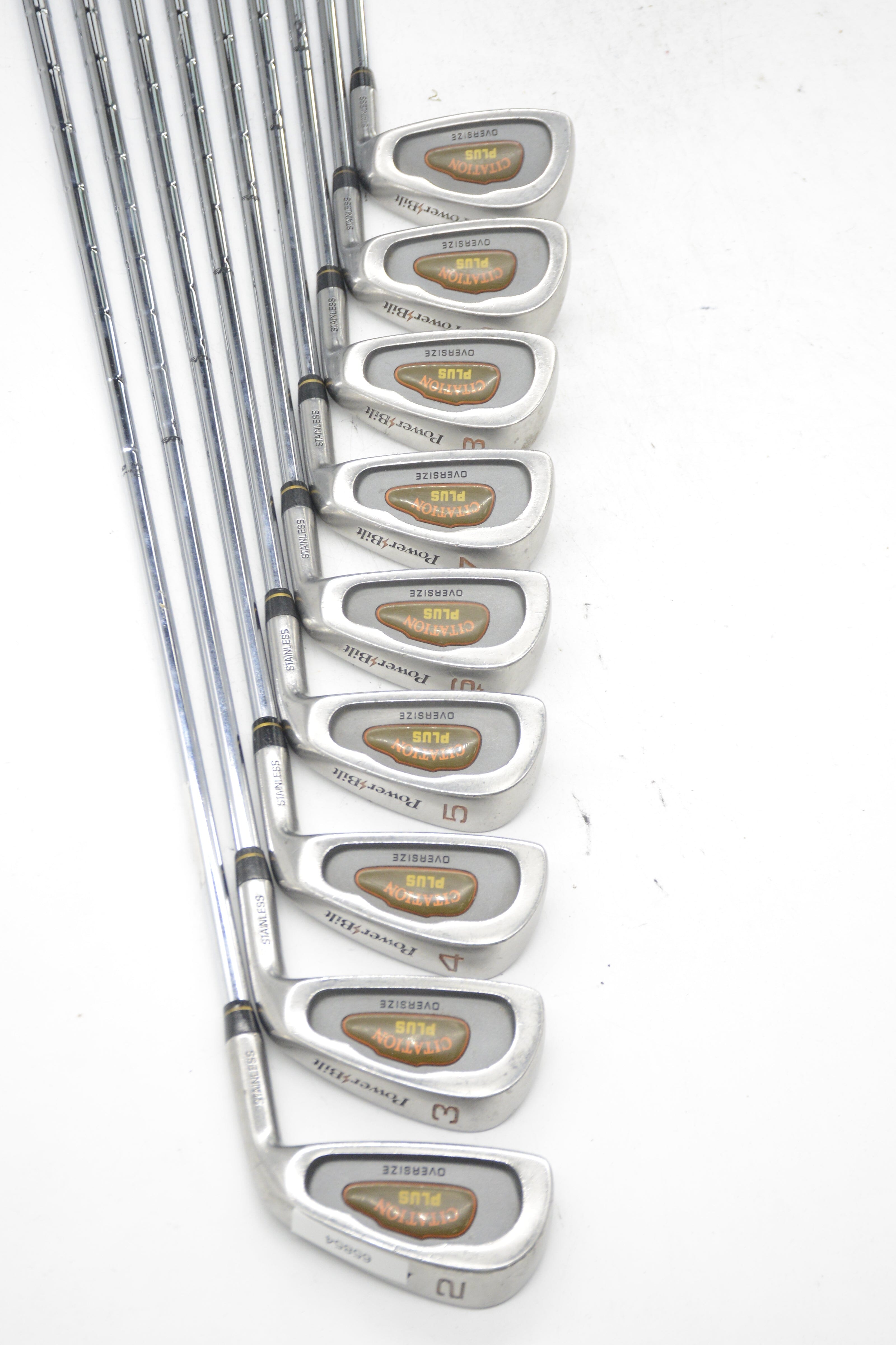 PowerBilt Citation Plus Oversize 2-PW Iron Set R Flex -0.5" Golf Clubs GolfRoots 